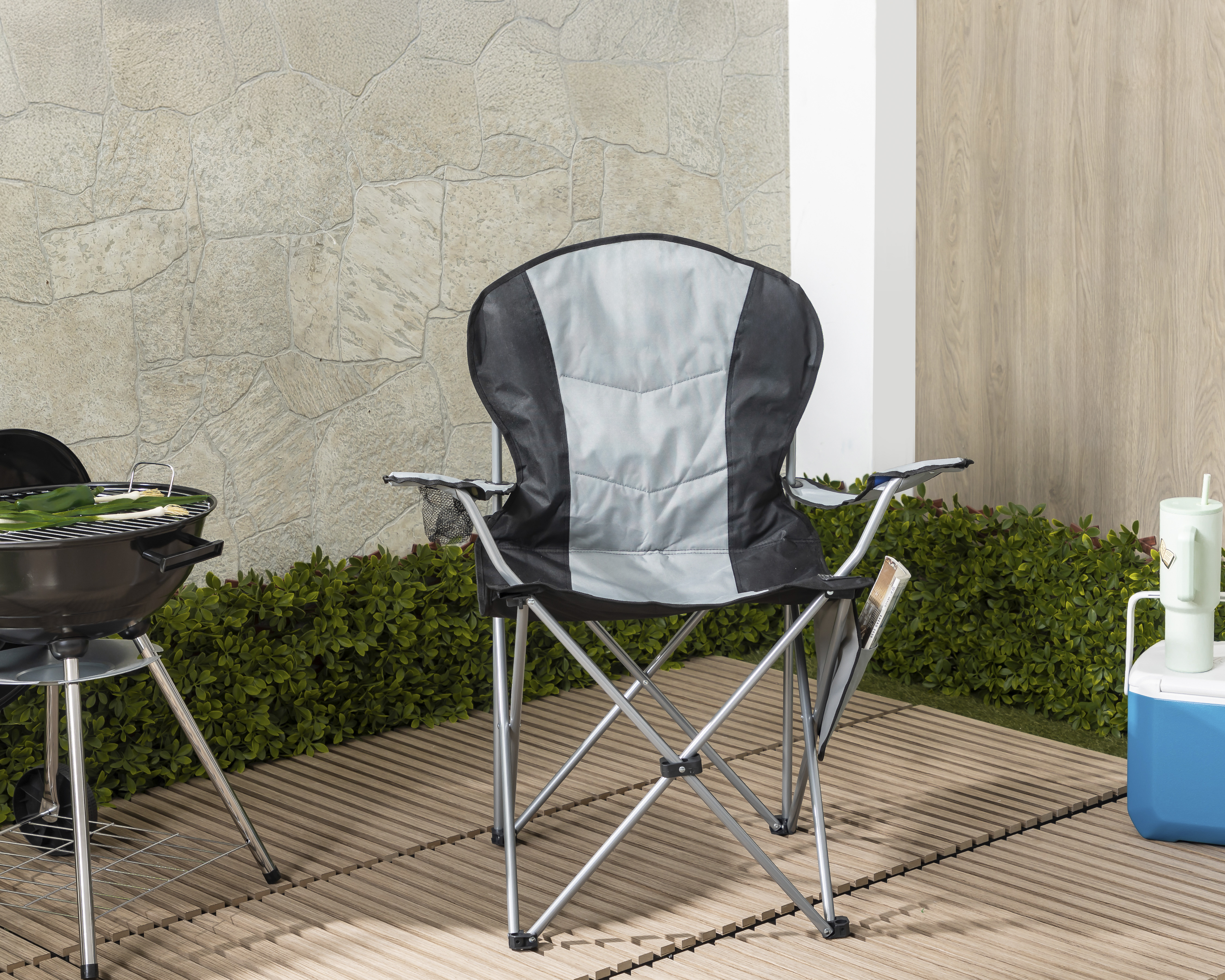 Foto 6 | Foto 6 | Silla Plegable para Camping Congo Gris