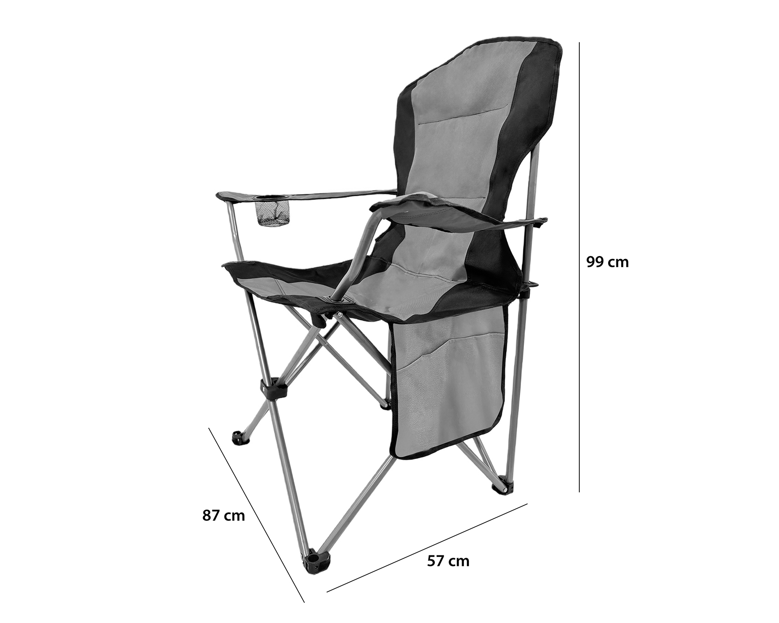 Foto 7 | Foto 7 | Silla Plegable para Camping Congo Gris