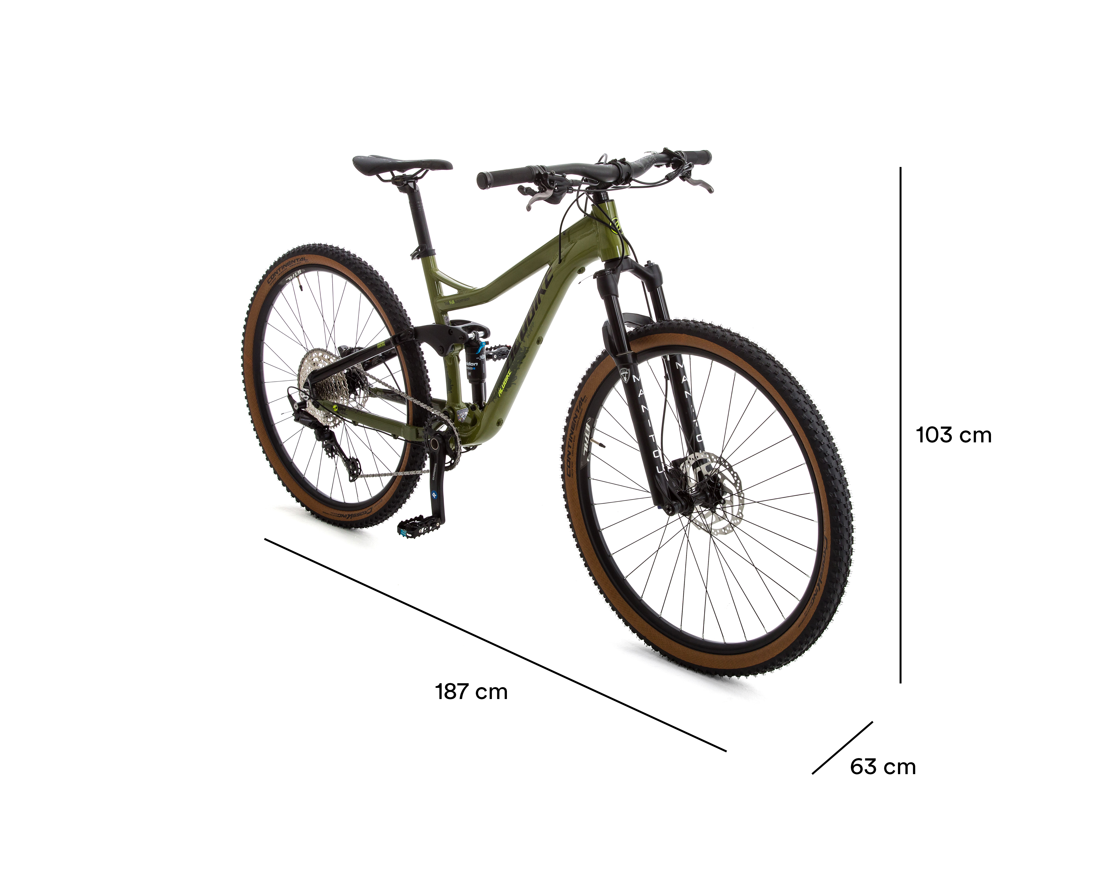 Foto 8 pulgar | Foto 7 | Bicicleta de Montaña Alubike Ds Xta 29 Pulgadas Verde