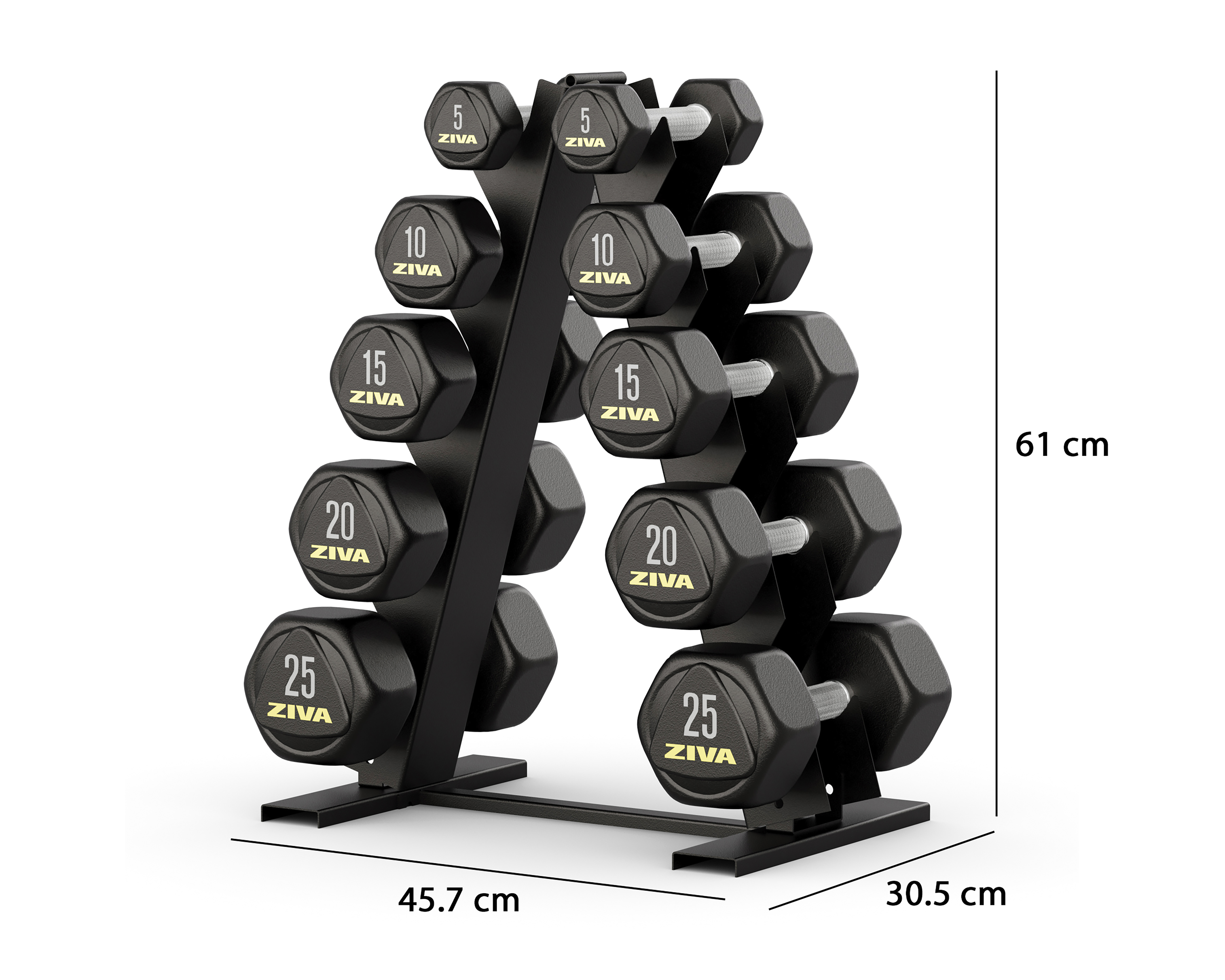 Foto 9 pulgar | Foto 8 | Set de Mancuernas Ziva 11 Piezas