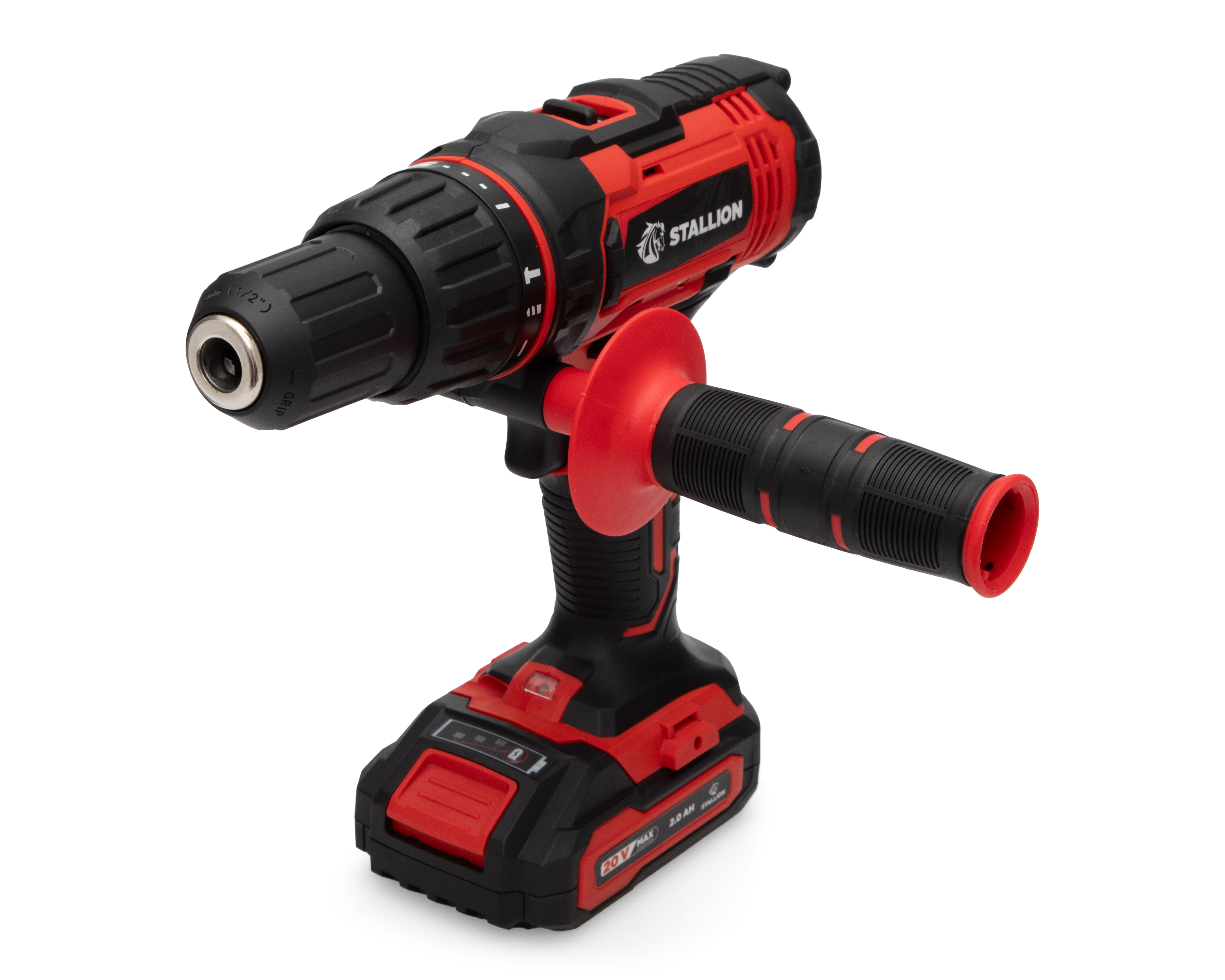 Foto 4 pulgar | Foto 3 | Taladro y Atornillador de Impacto Inalámbrico Stallion 20 V con Accesorios