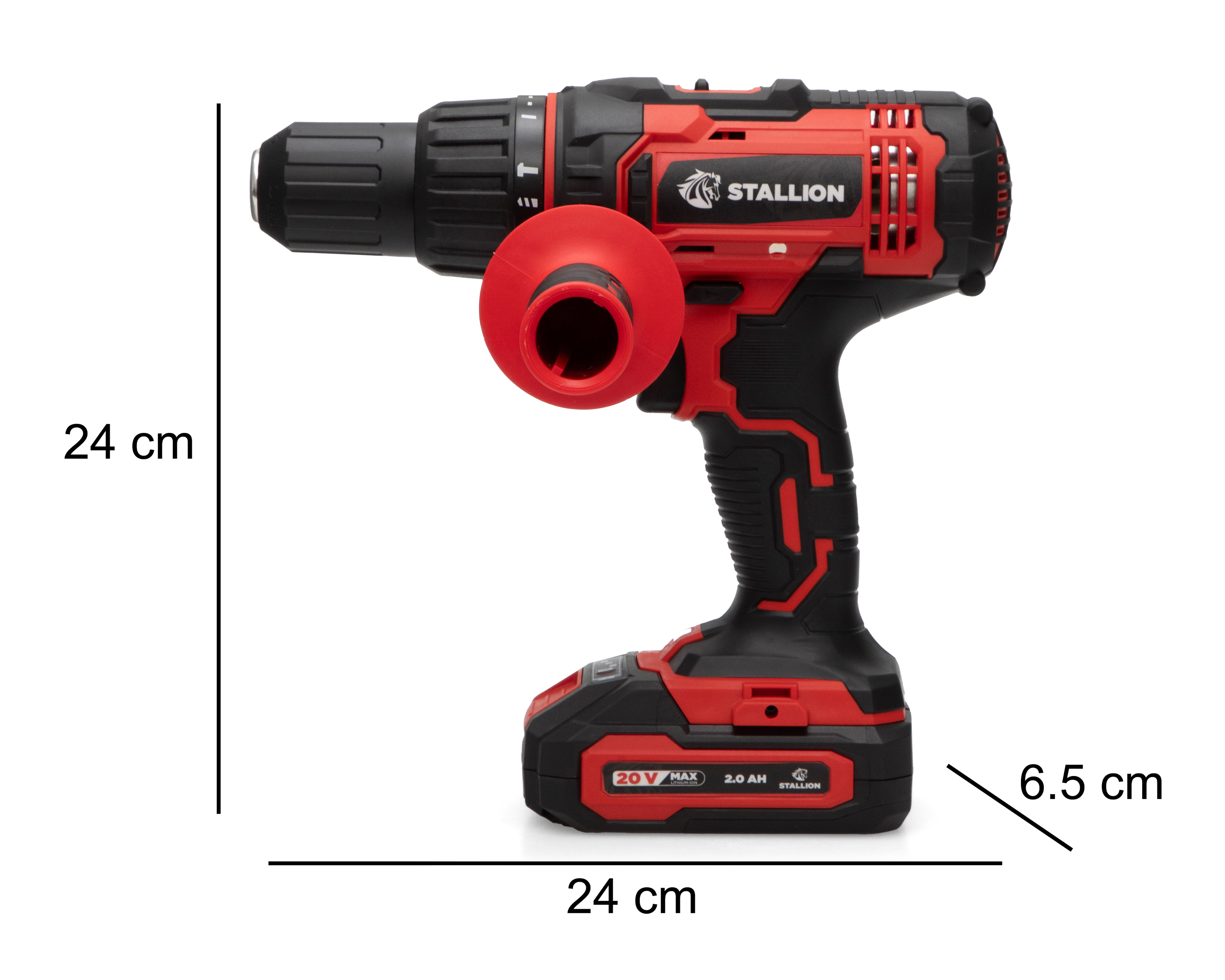 Foto 7 pulgar | Foto 6 | Taladro y Atornillador de Impacto Inalámbrico Stallion 20 V con Accesorios