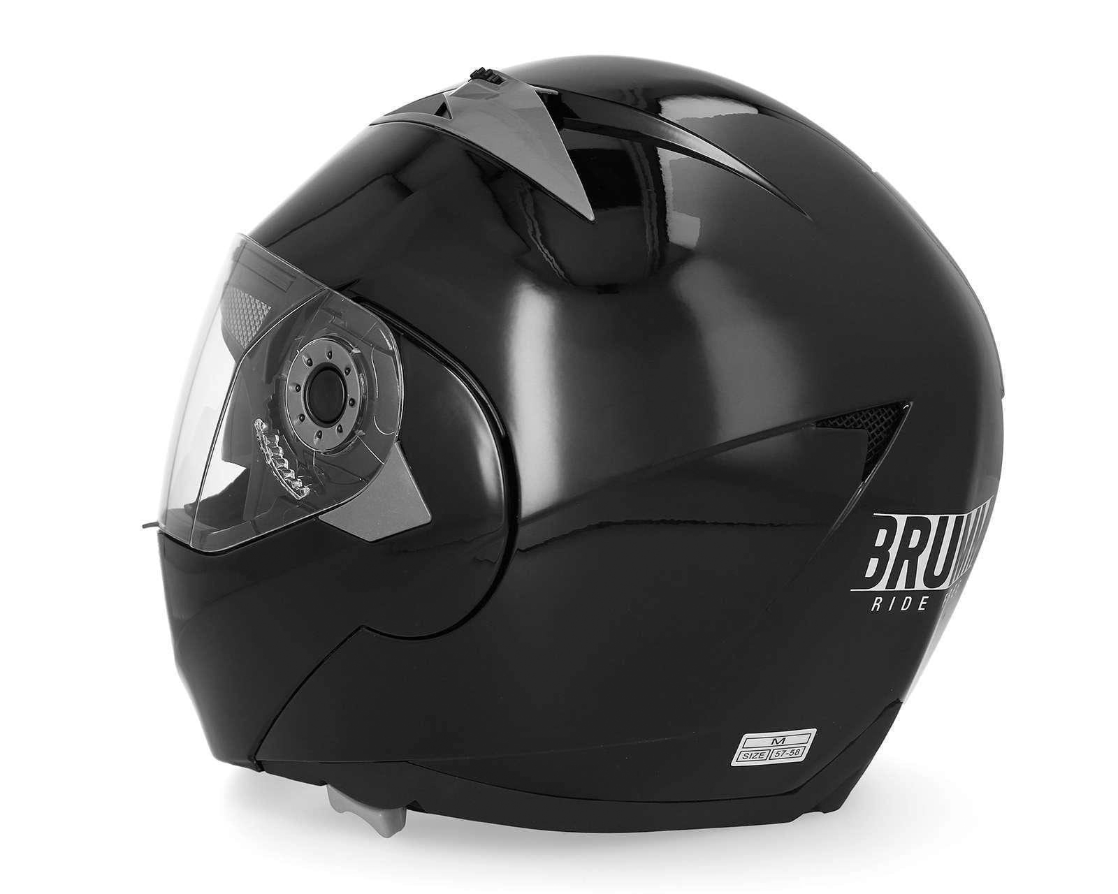 Foto 4 pulgar | Foto 3 | Casco para Motociclista Brumm Extragrande Negro