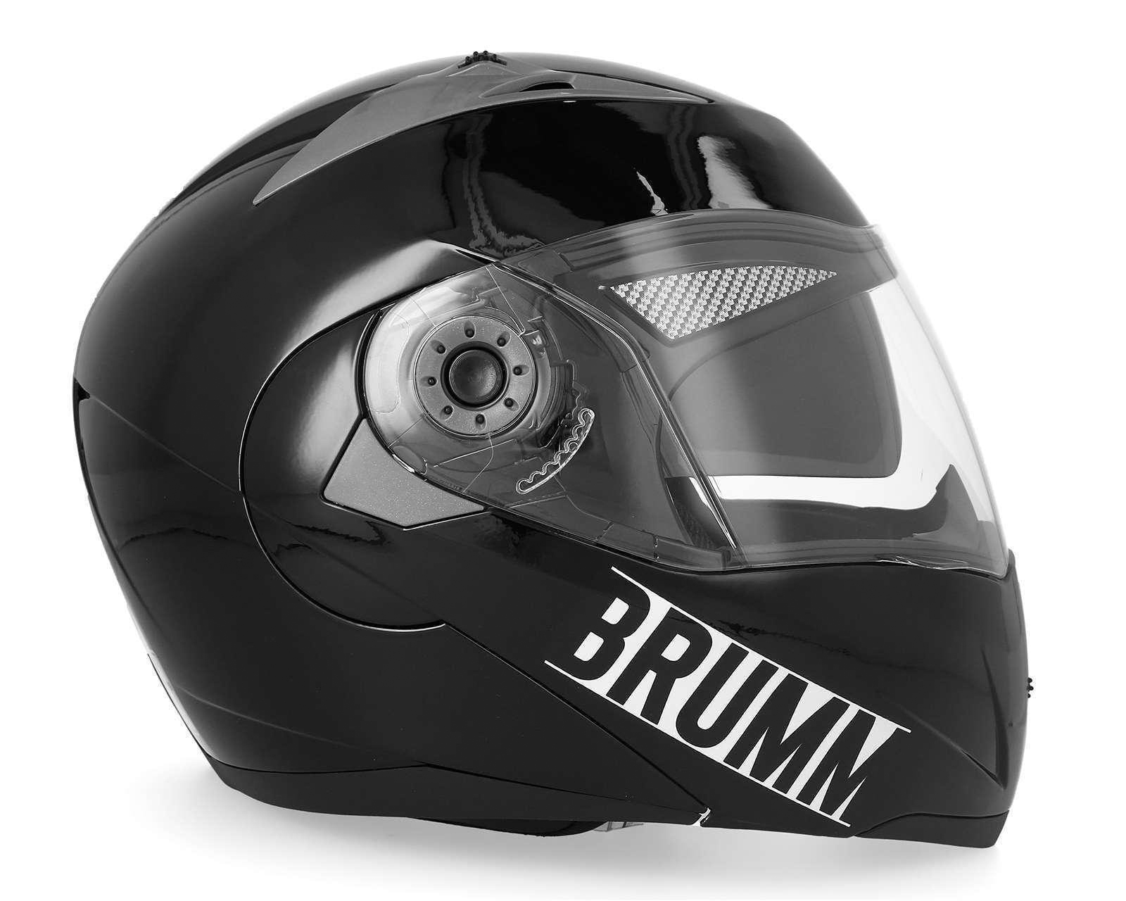Foto 6 pulgar | Foto 5 | Casco para Motociclista Brumm Extragrande Negro