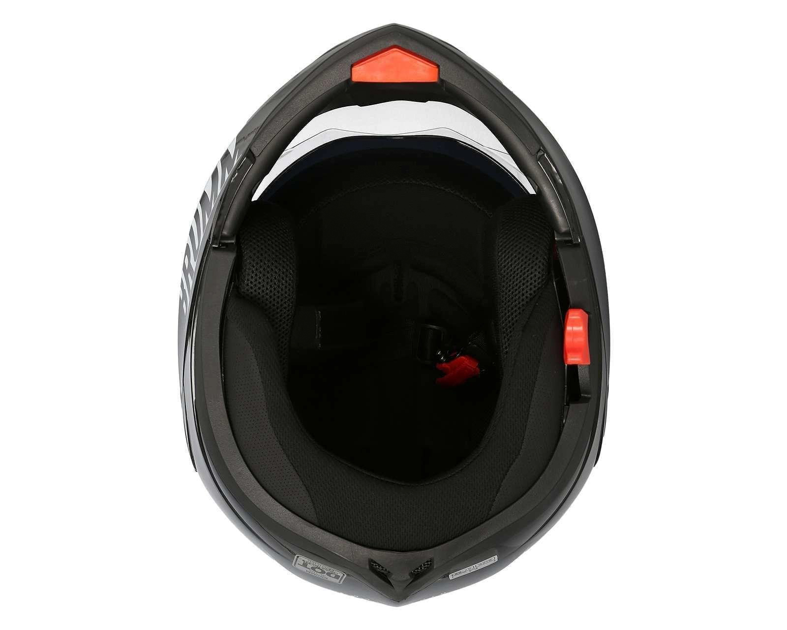 Foto 8 pulgar | Foto 7 | Casco para Motociclista Brumm Extragrande Negro