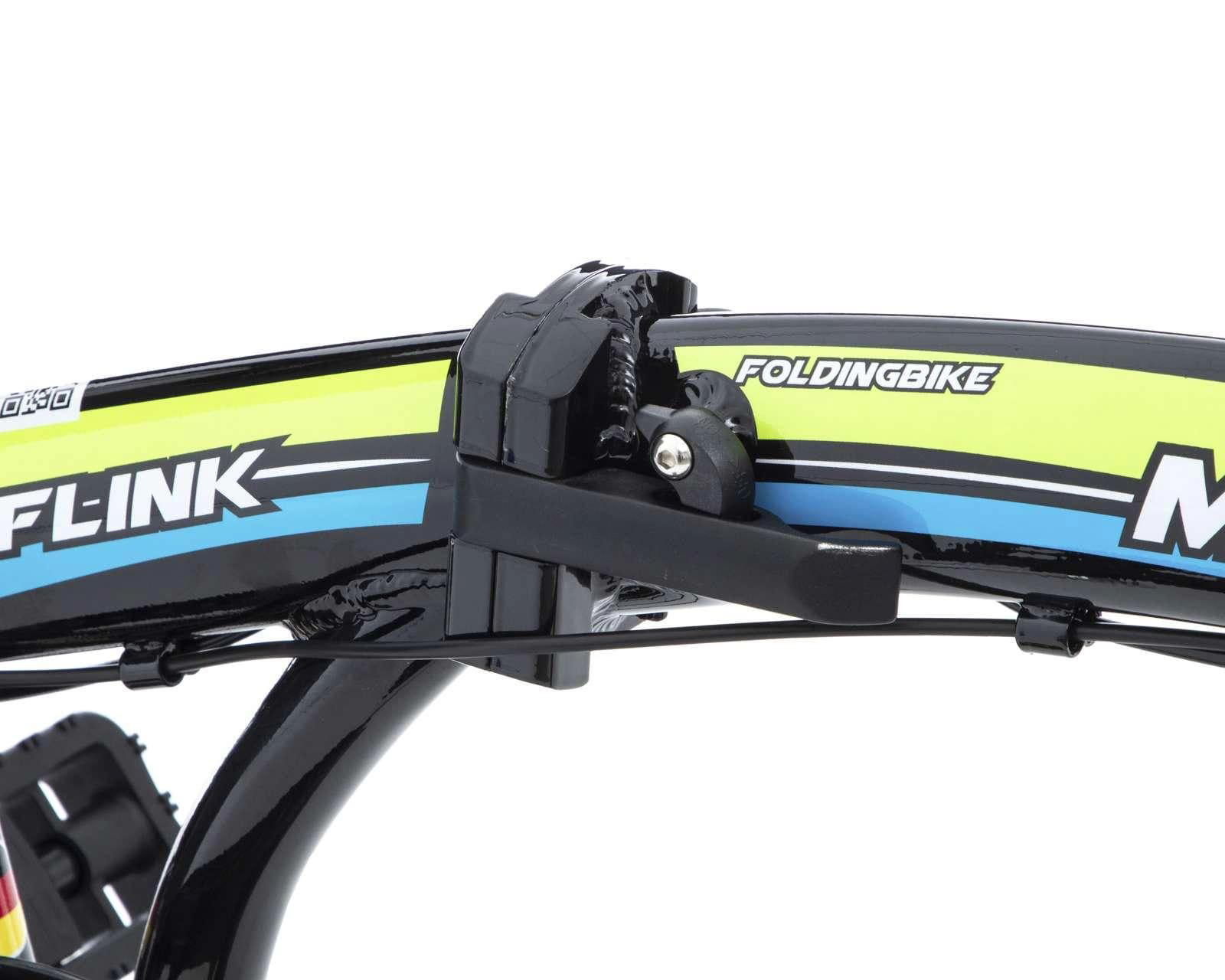 Foto 8 pulgar | Foto 7 | Bicicleta Urbana Monk Flink 20" Plegable Negra