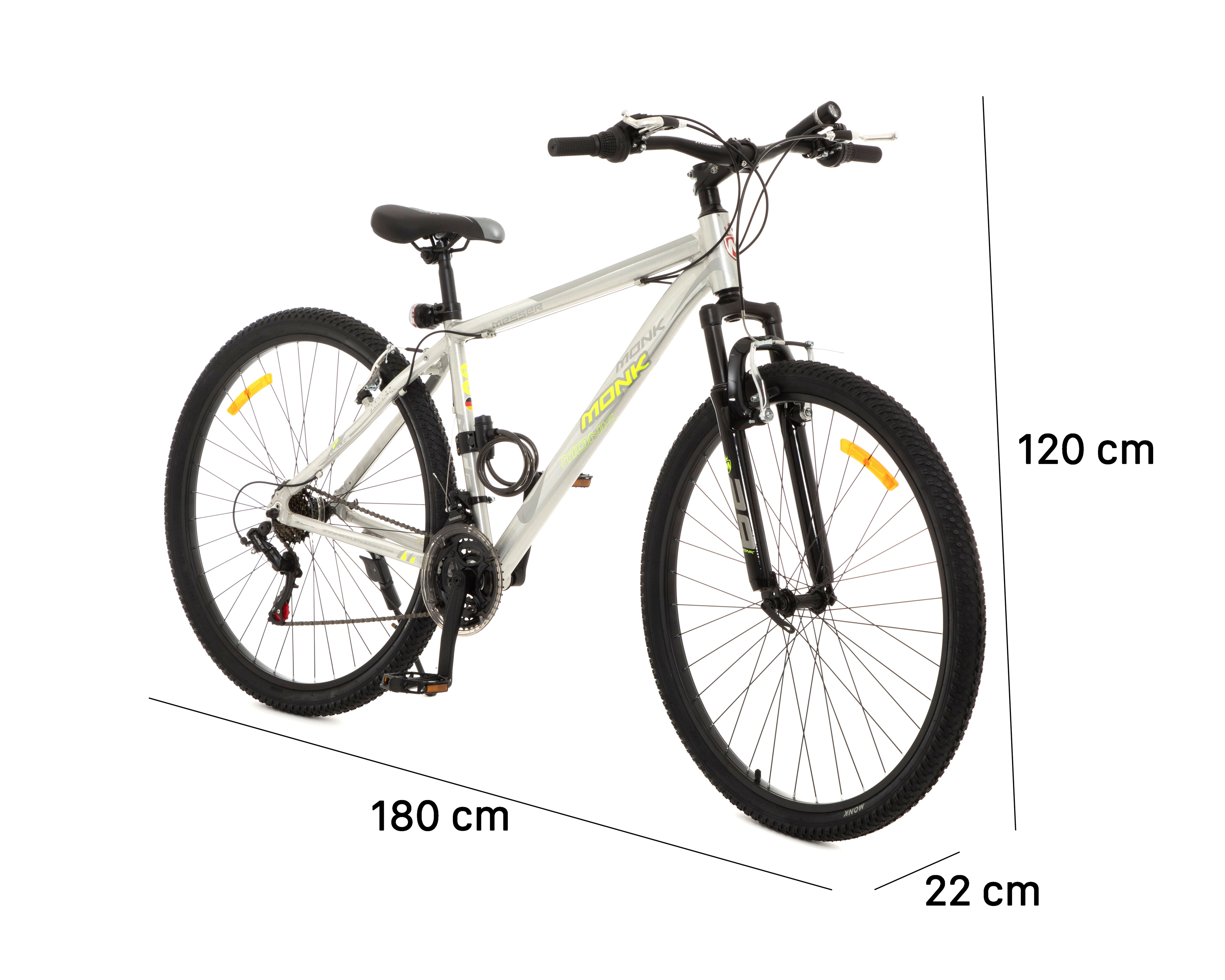 Foto 8 pulgar | Foto 7 | Bicicleta de Montaña Monk Messer 29'' Gris