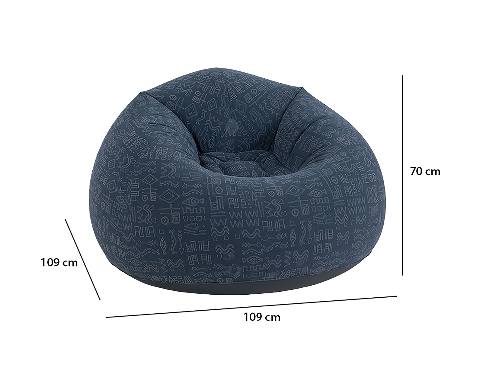 Foto 7 pulgar | Foto 6 | Puff Inflable Avenli Azul