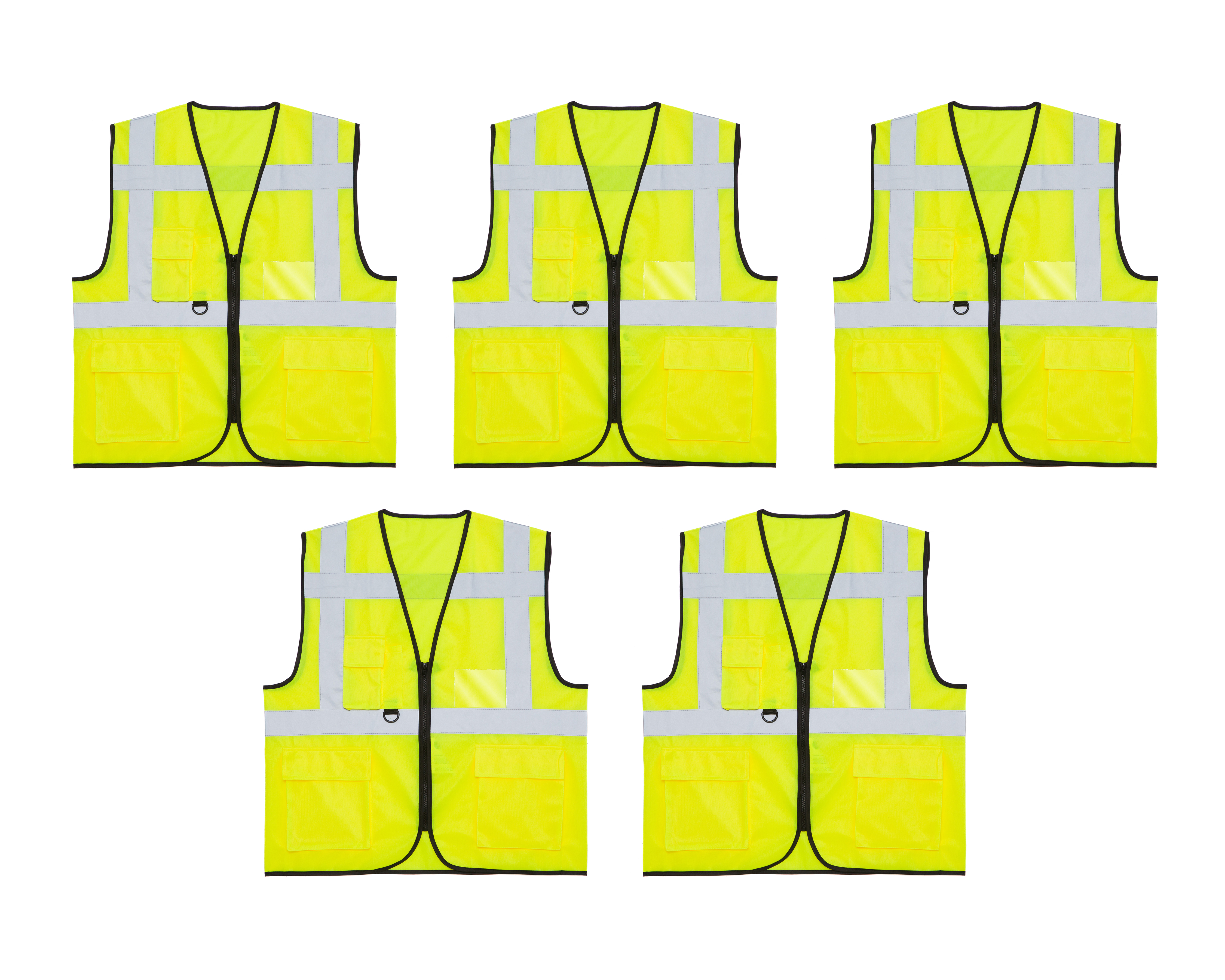 Chaleco de Seguridad Reflejante Argos 5 Piezas