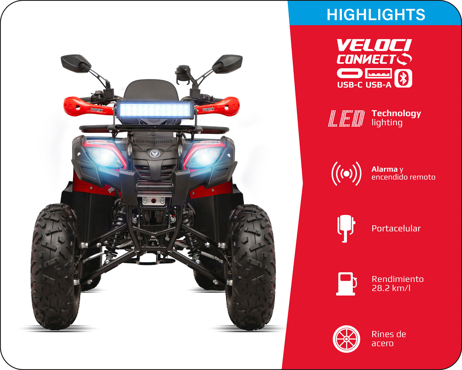 Foto 4 | Foto 3 | Cuatrimoto Veloci Beast Hyper 200 cc 2026