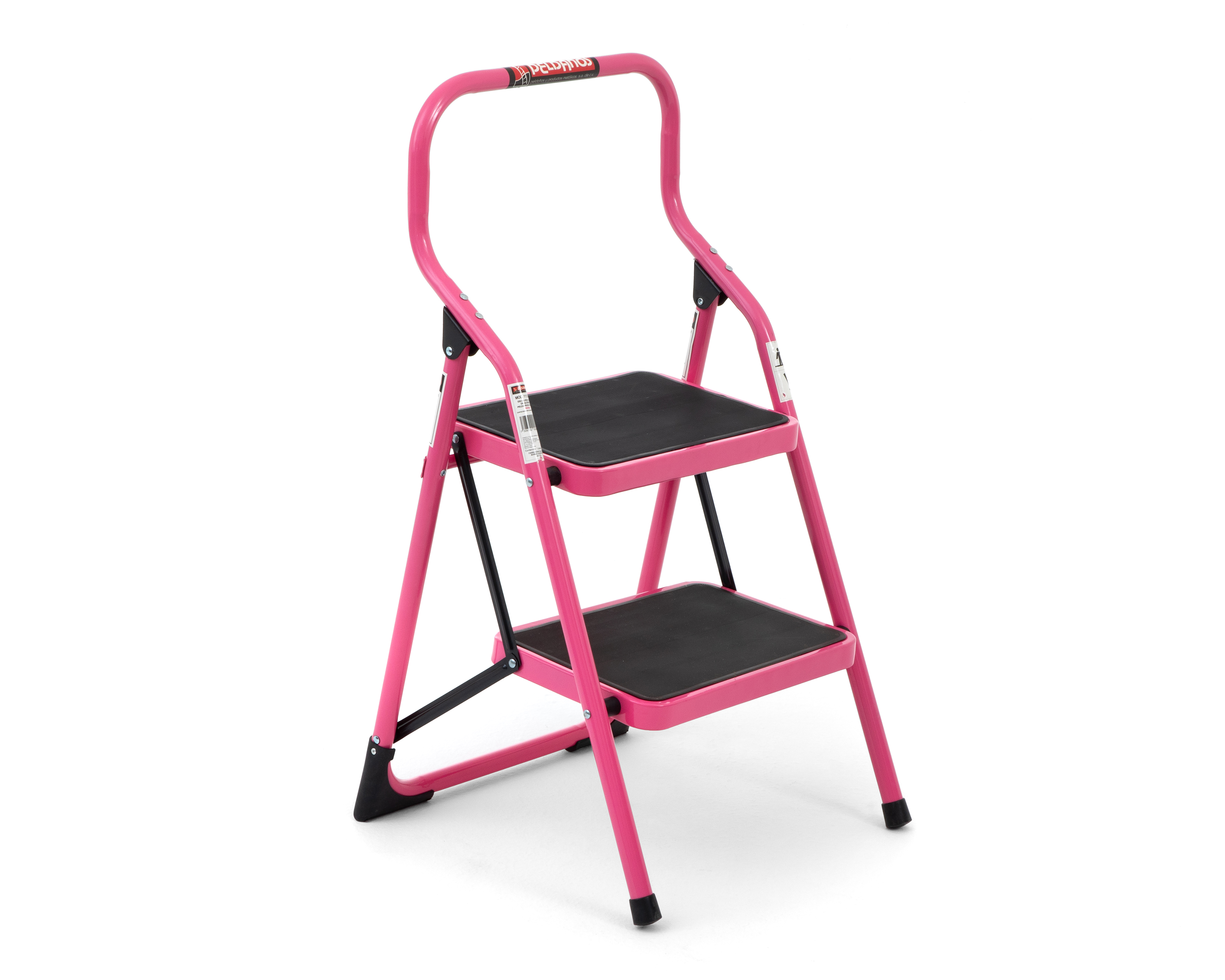 Escalera para Hogar Peldaños de Acero 2 Escalones