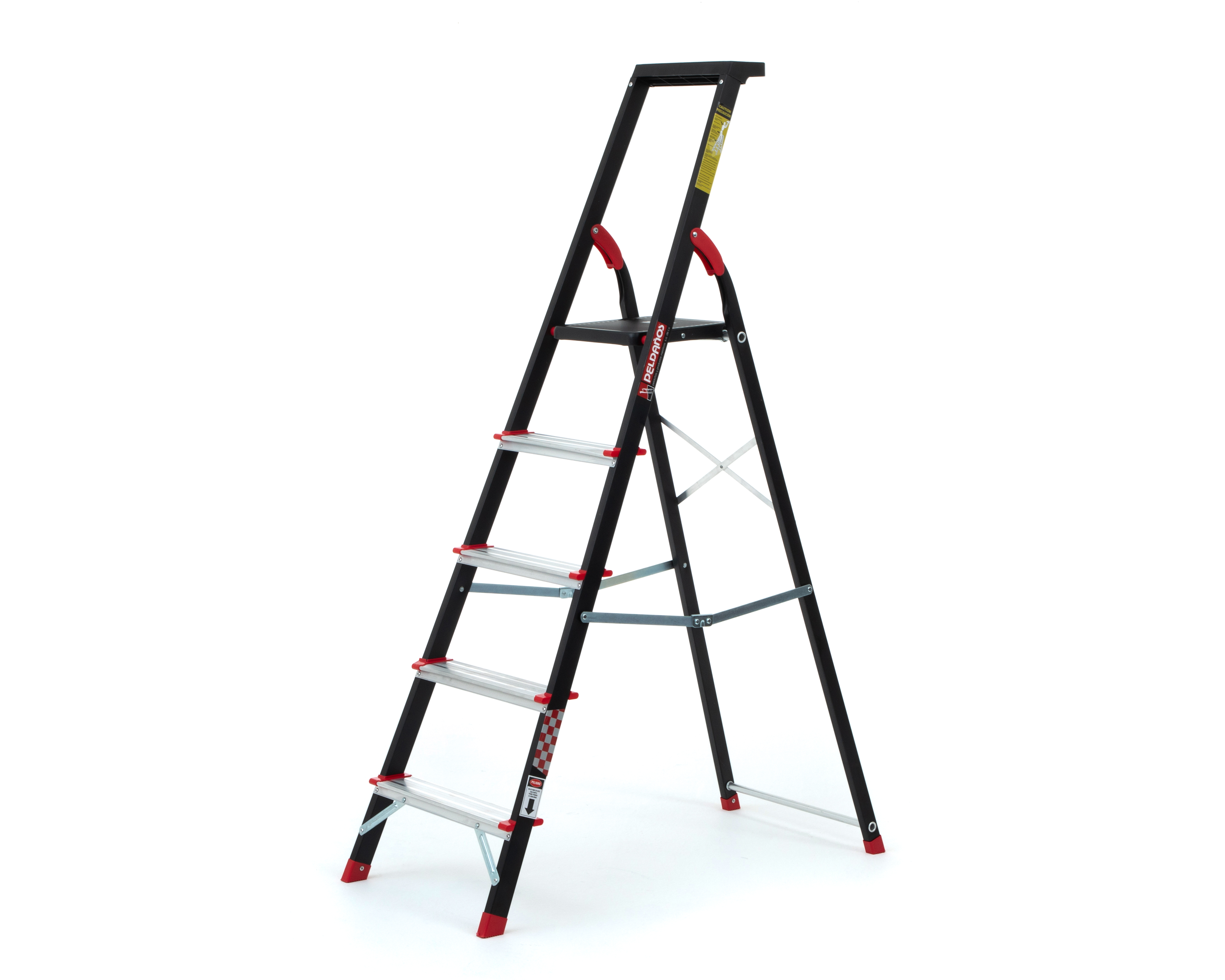 Foto 2 pulgar | Foto 1 | Escalera de Tijera Peldaños Aluminio 4 Escalones