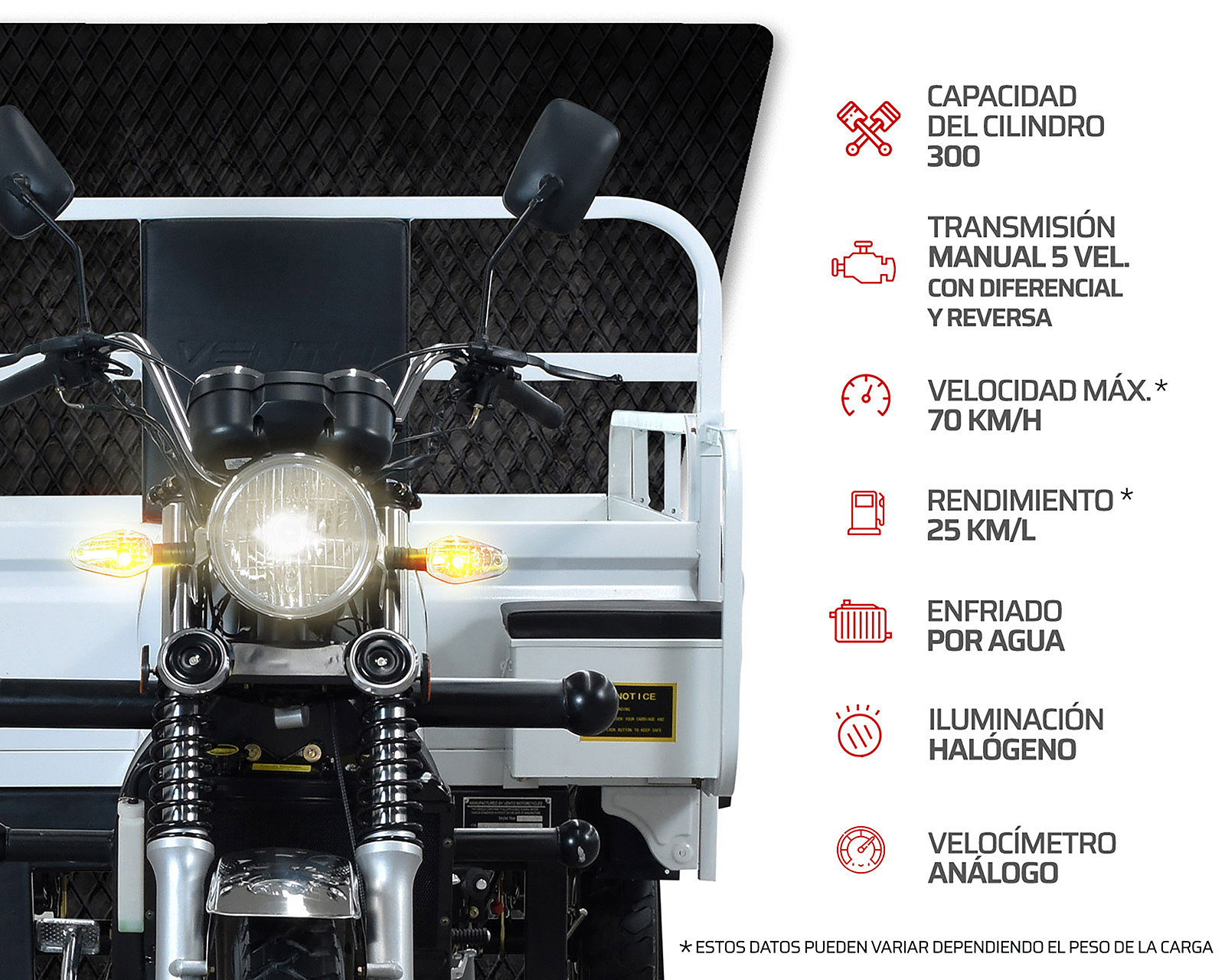 Foto 4 | Foto 4 | Motocarro Vento Corsel 300 cc 2026