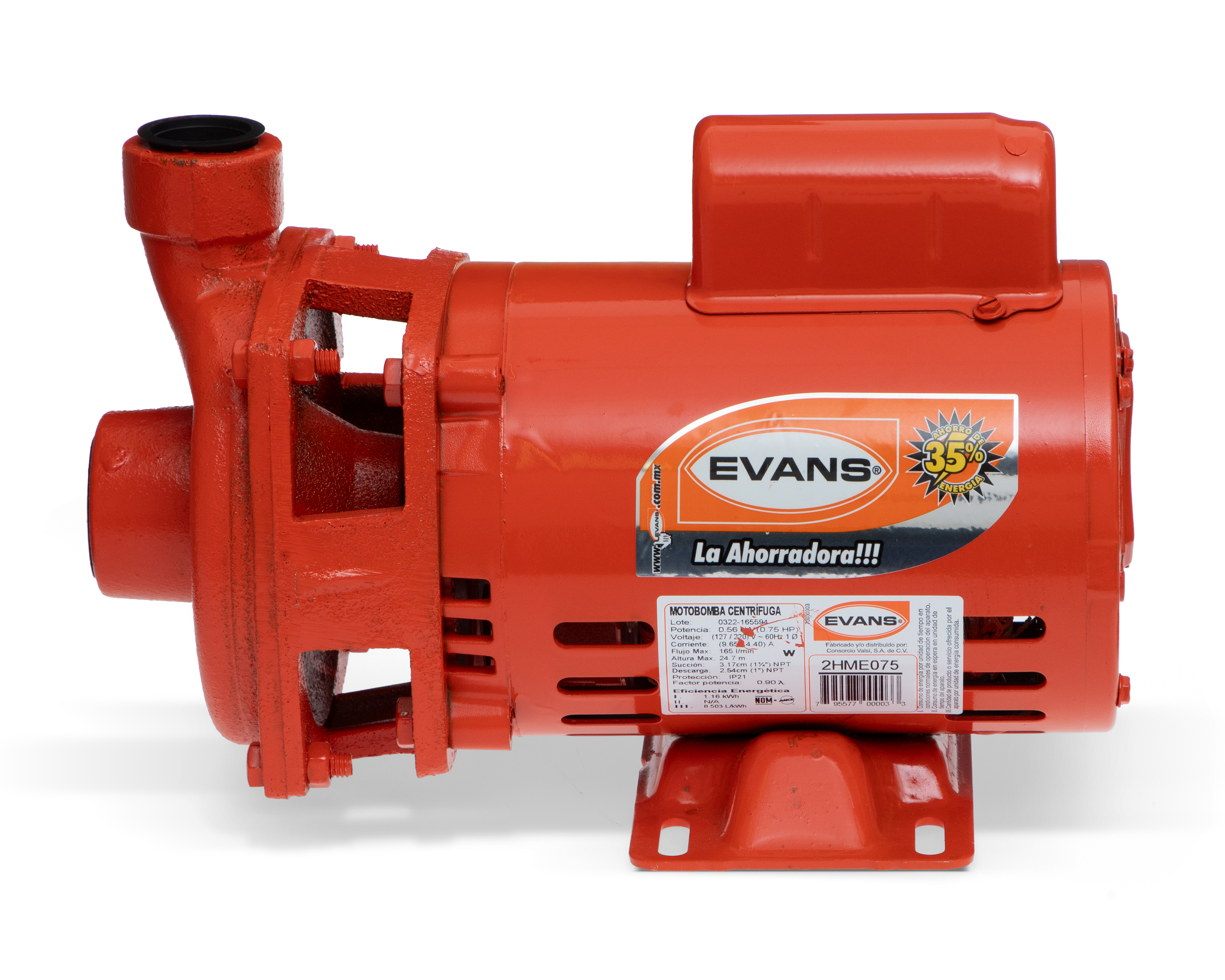 Foto 3 pulgar | Foto 2 | Motobomba Evans 0.75 HP 220 V