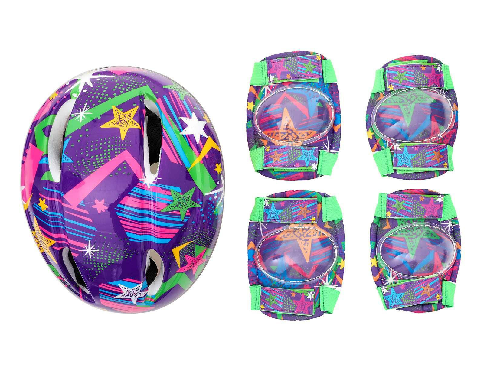 Foto 2 pulgar | Foto 1 | Casco, Coderas y Rodilleras Infantiles Apache PGTX-B