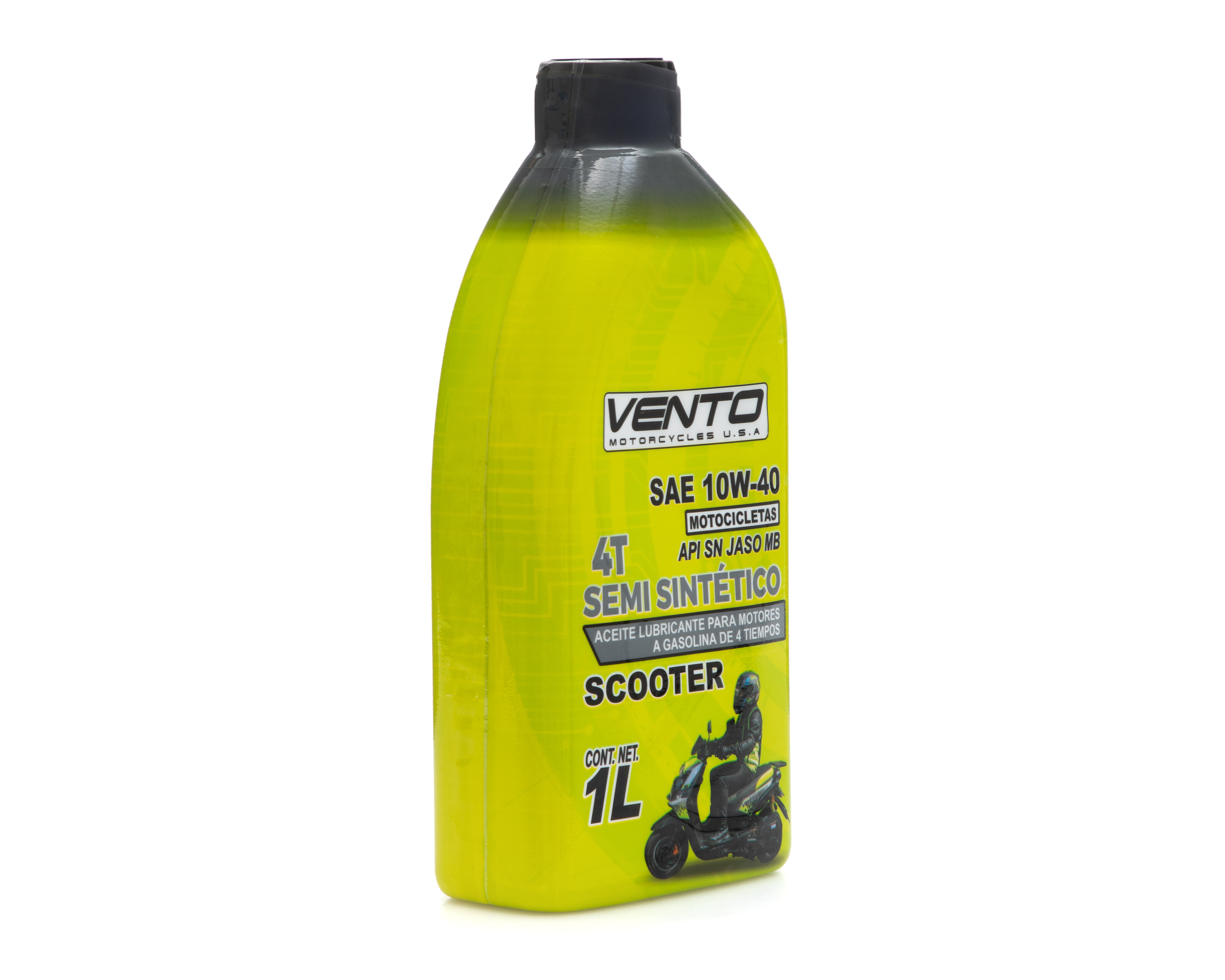 Aceite para Motor 4T Semi Sintético Vento para Motocicleta AC 4TSEMISINT 10W-40 1 Litro