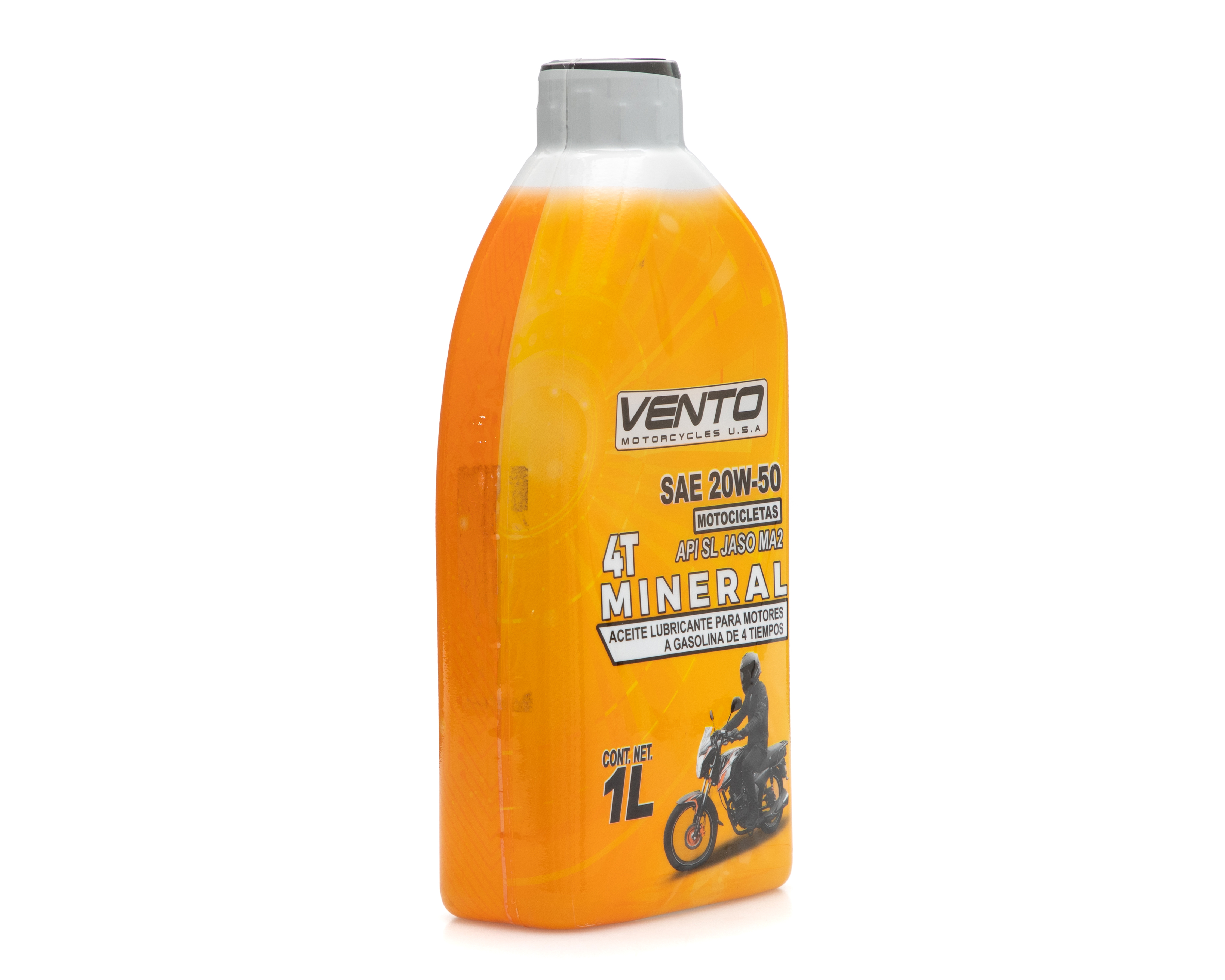 Aceite de Motor Lubricante Vento SAE 20W-50 4T Mineral 1 L