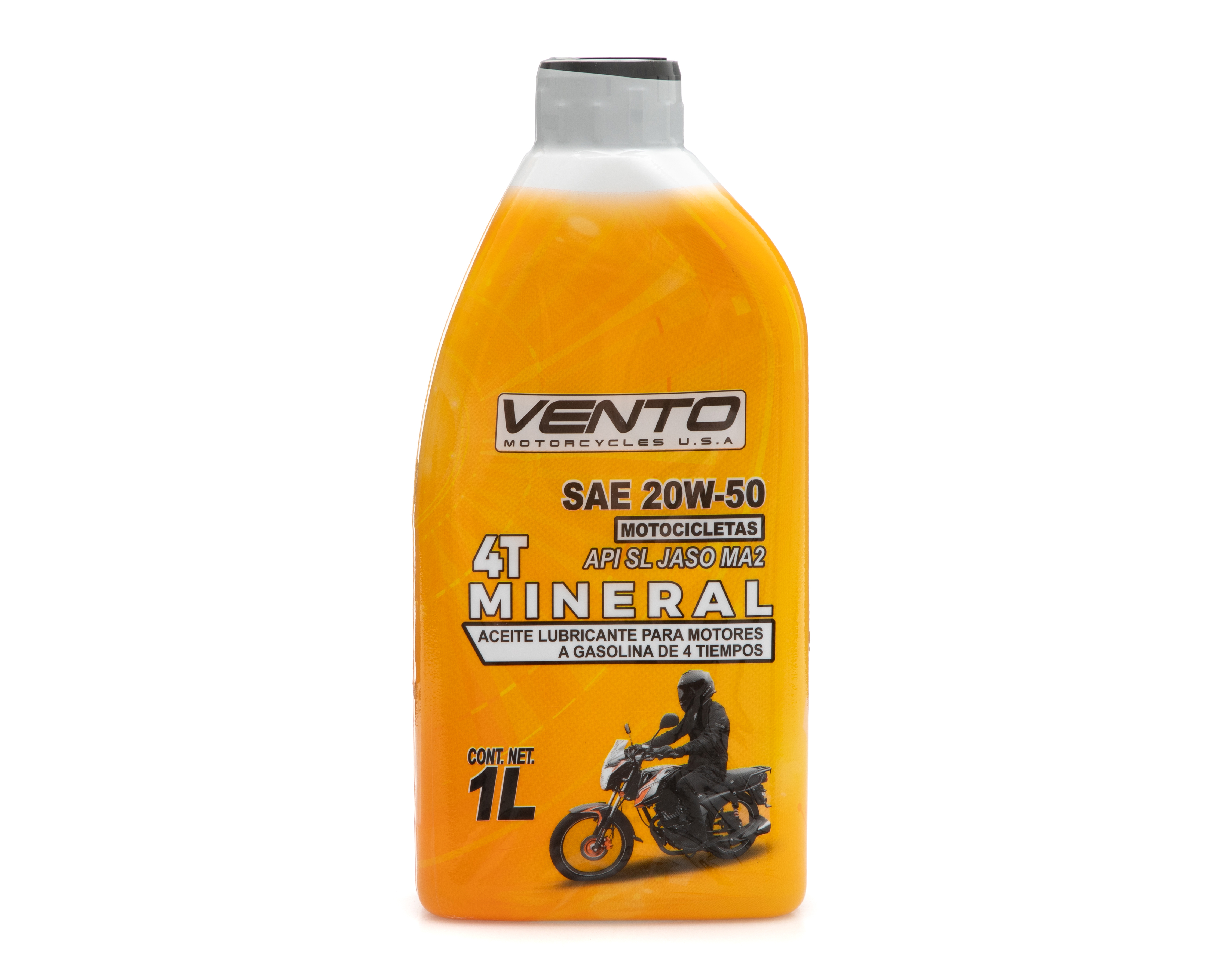Foto 3 pulgar | Foto 2 | Aceite de Motor Lubricante Vento SAE 20W-50 4T Mineral 1 L