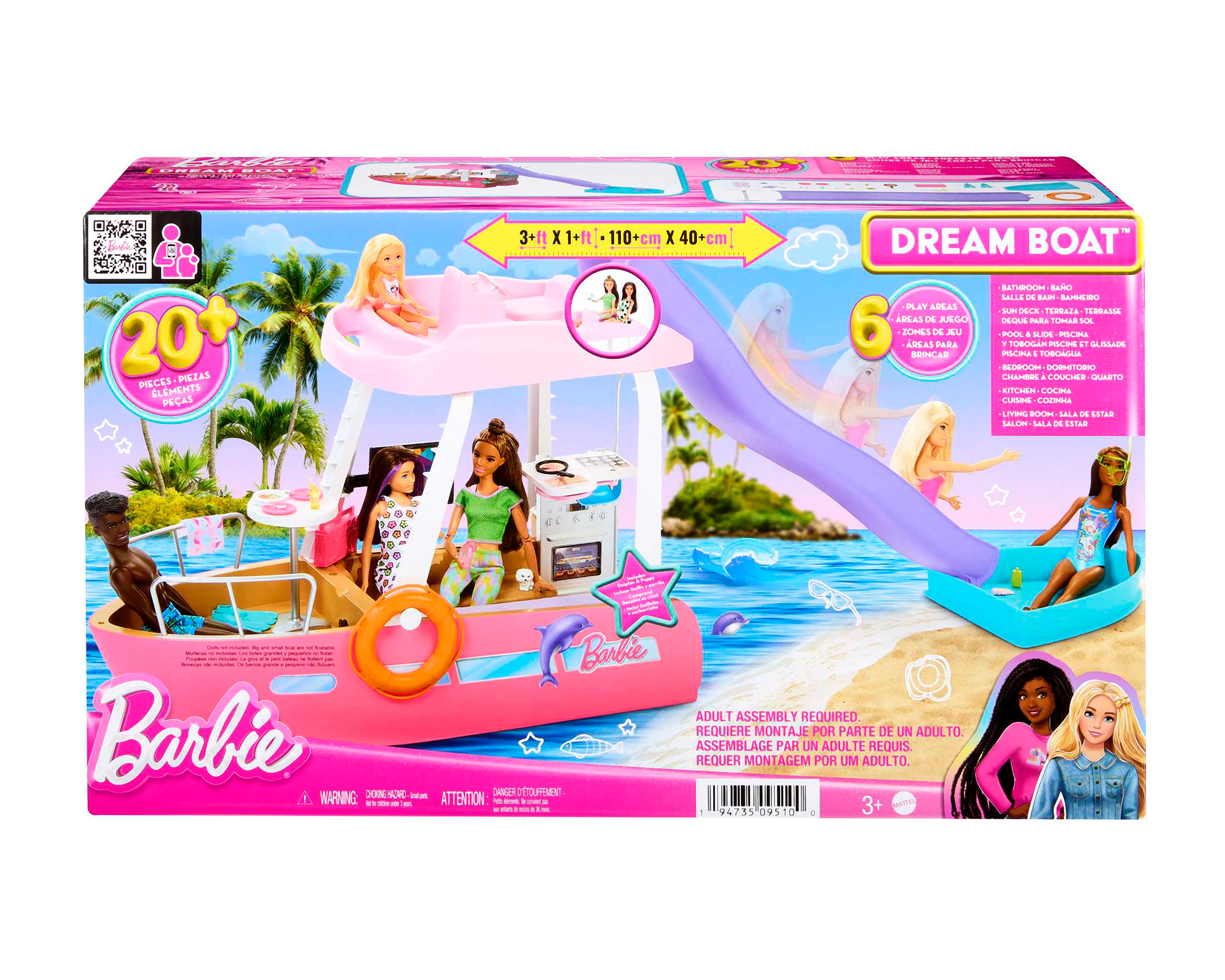 Foto 5 pulgar | Foto 4 | Bote de los Sueños Barbie con Accesorios