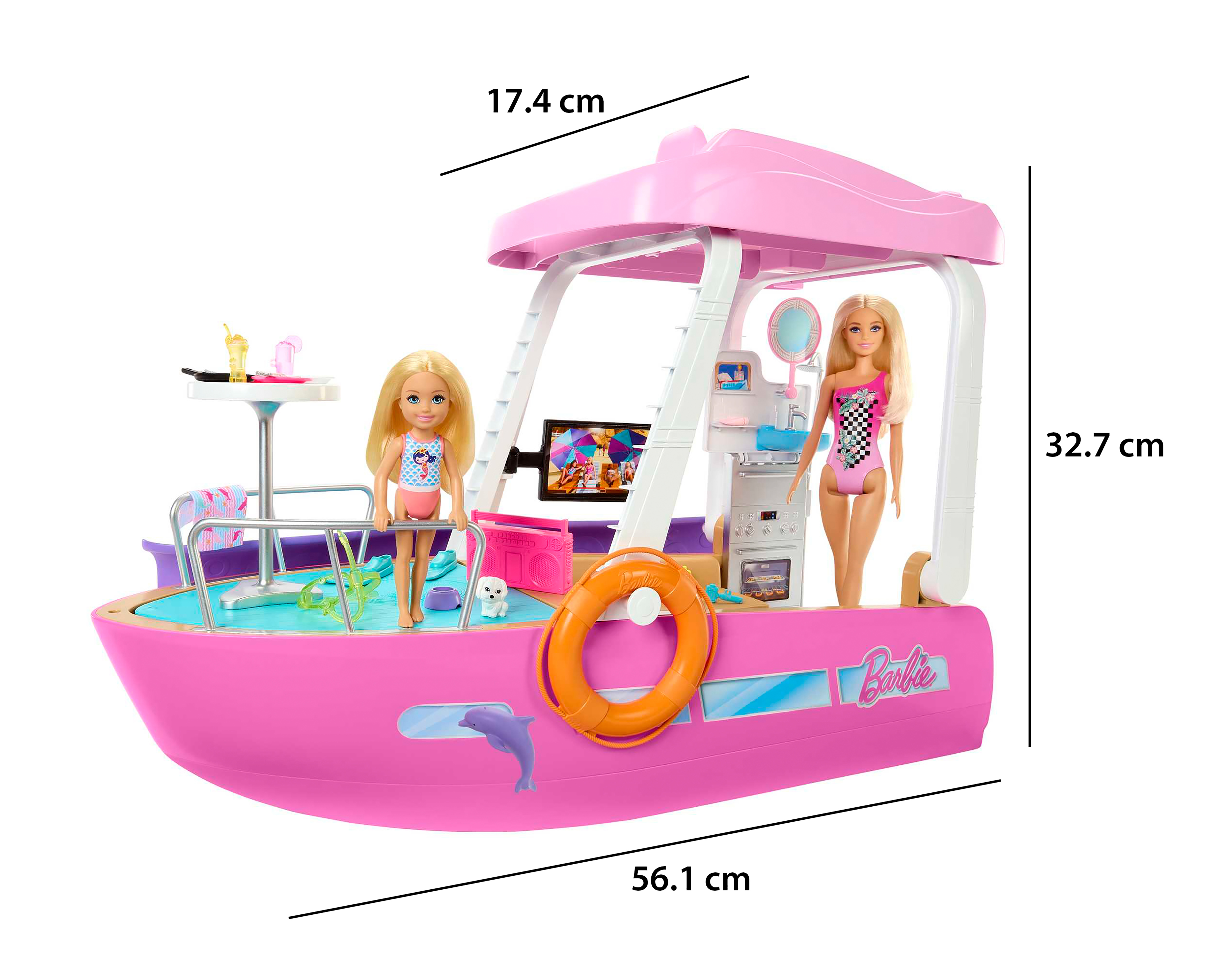 Foto 6 pulgar | Foto 5 | Bote de los Sueños Barbie con Accesorios