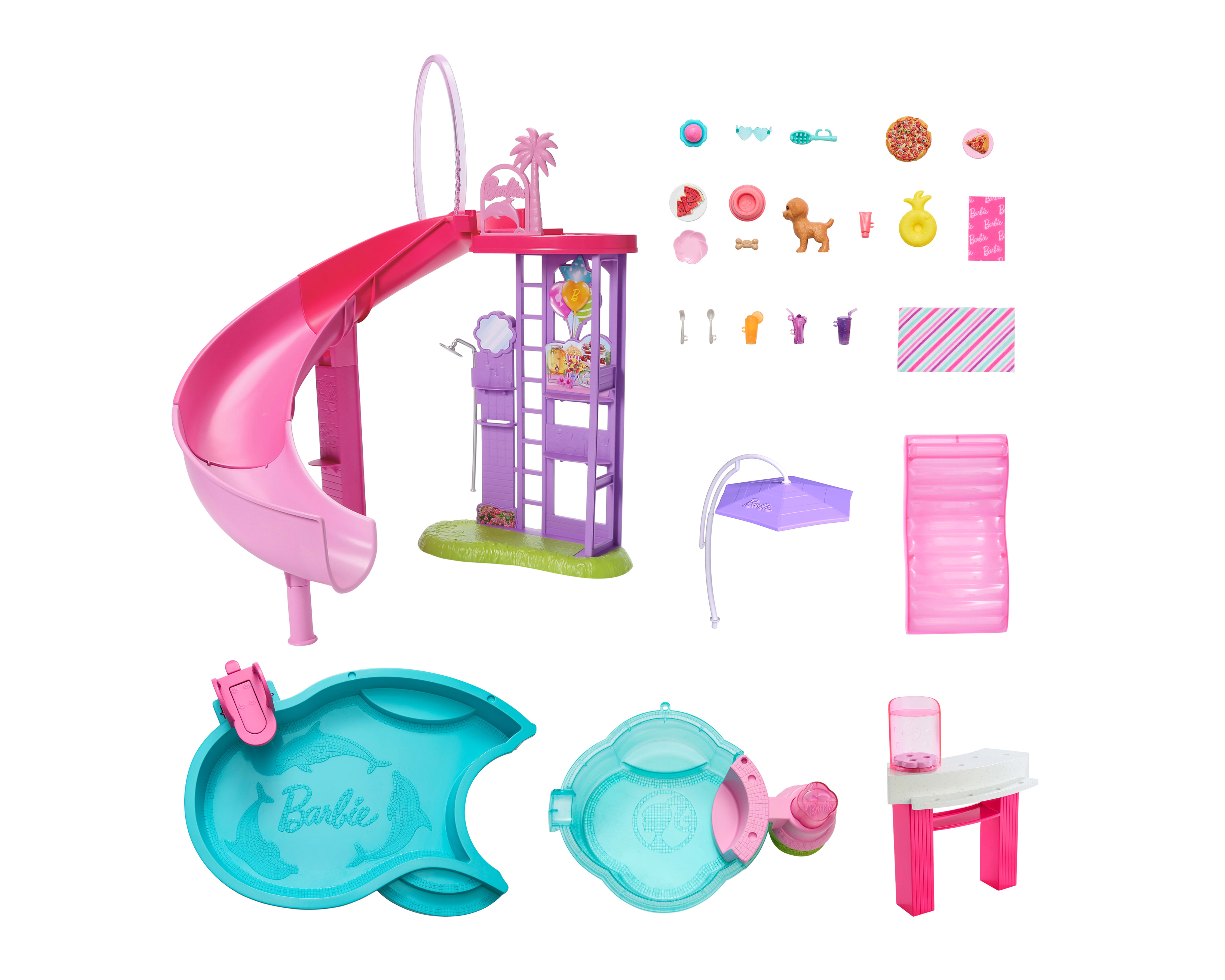 Foto 3 pulgar | Foto 2 | Set de Juego Barbie Piscina de los Sueños