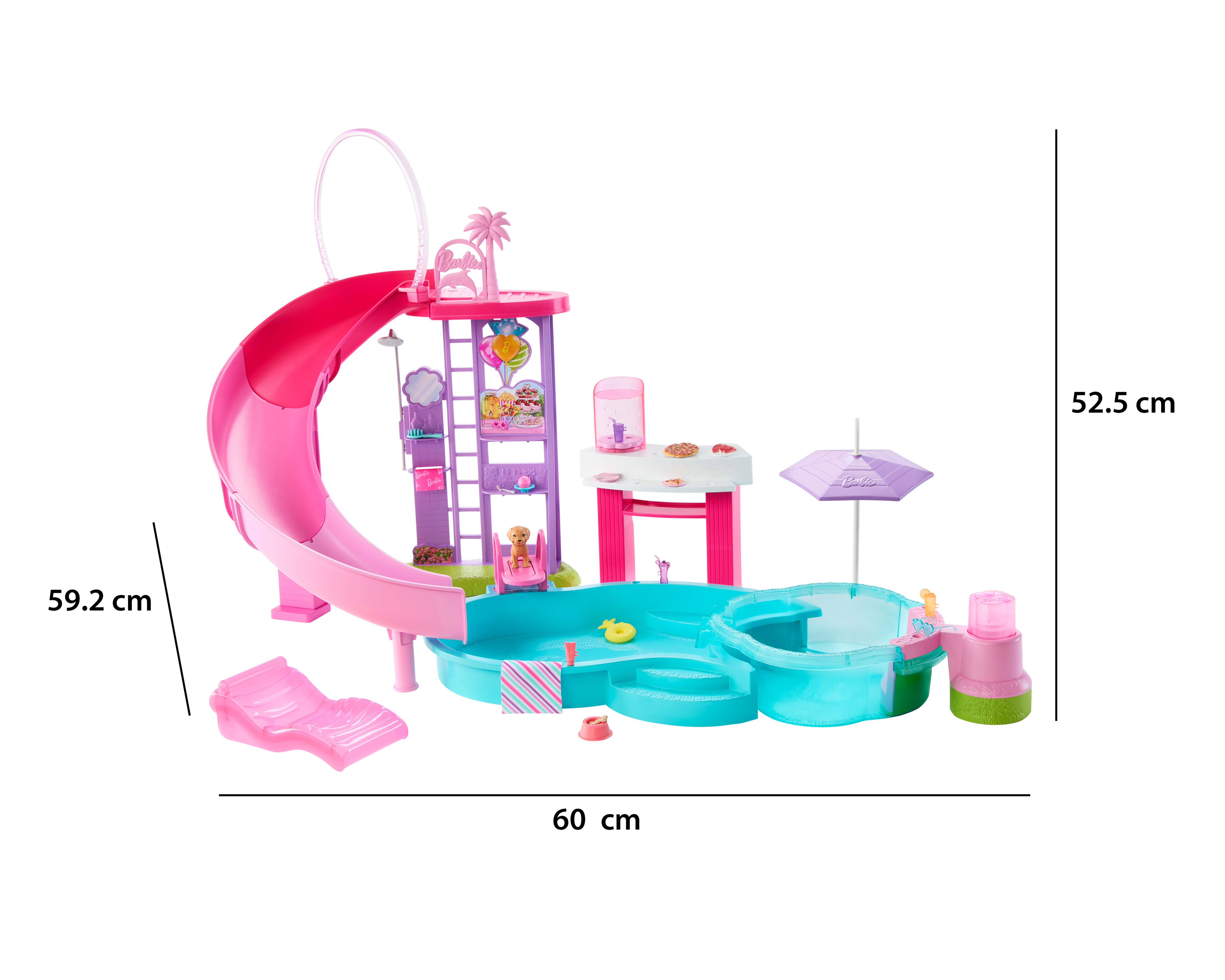 Foto 6 pulgar | Foto 5 | Set de Juego Barbie Piscina de los Sueños