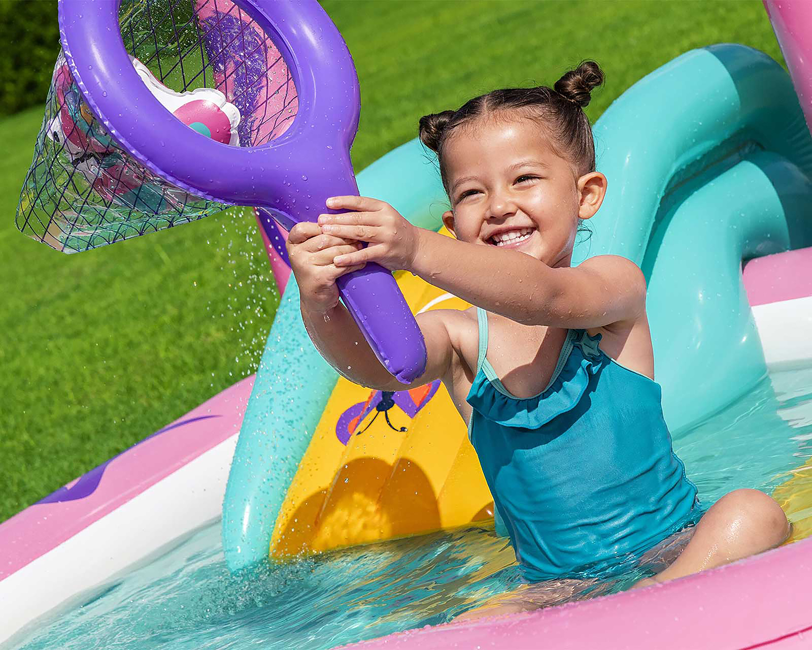 Foto 4 pulgar | Foto 3 | Alberca Infantil Inflable de Mariposa Bestway 159 Litros 180 x 180 x 117 cm