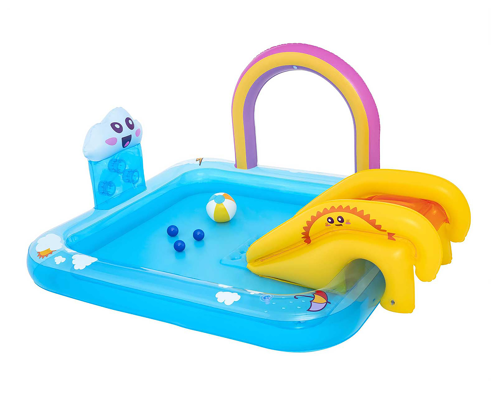 Foto 2 pulgar | Foto 1 | Alberca Inflable Cuadrada Bestway 189 Litros 188 x 150 x 89 cm