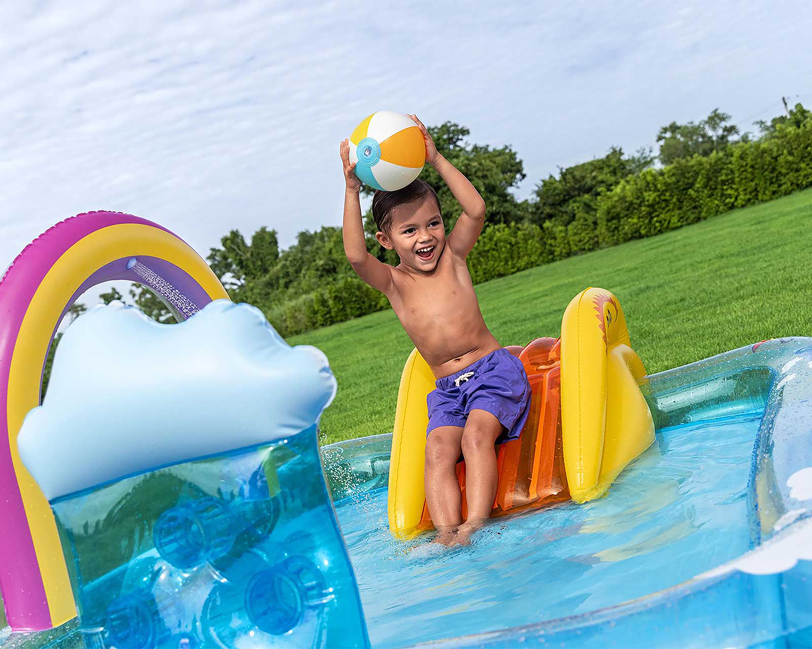 Foto 4 | Foto 4 | Alberca Inflable Cuadrada Bestway 189 Litros 188 x 150 x 89 cm