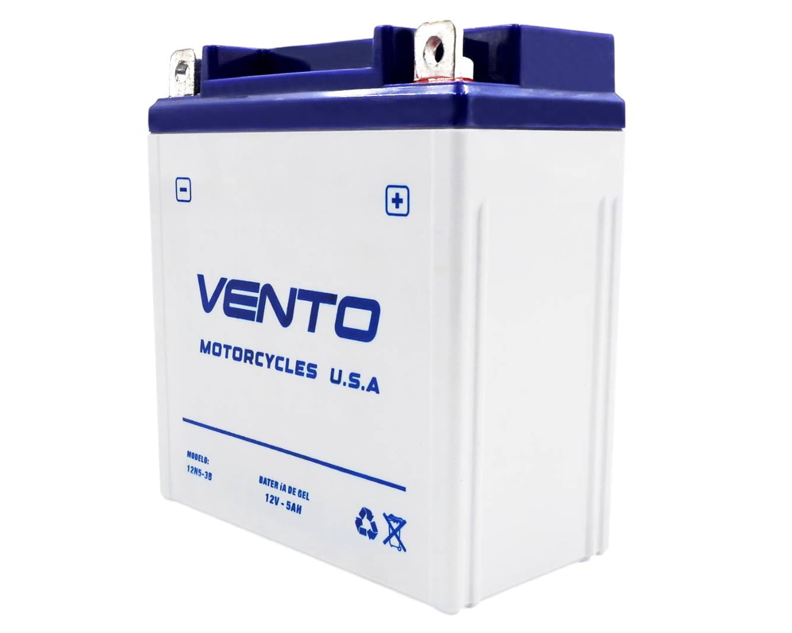 Batería para Moto Vento 12N5-3B