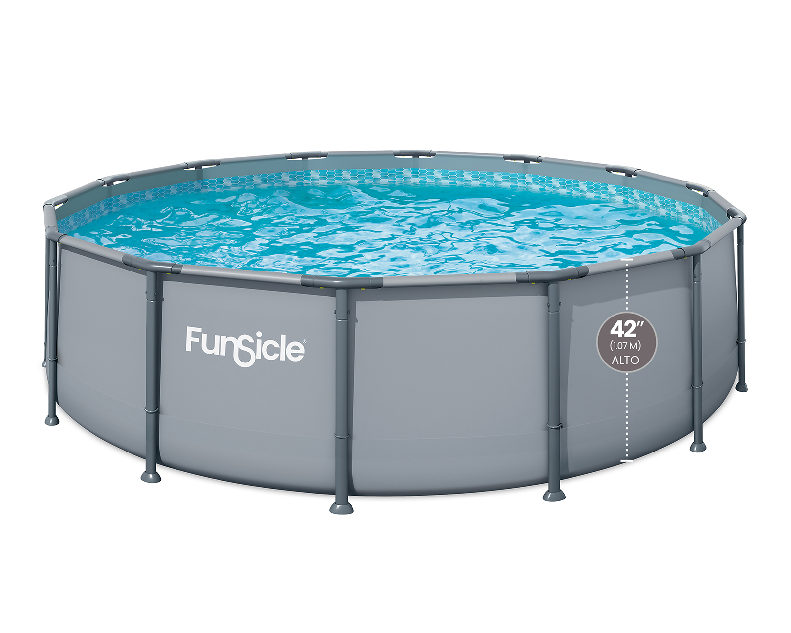 Alberca Rígida Redonda Funsicle 13292 Litros 427 x 107 cm