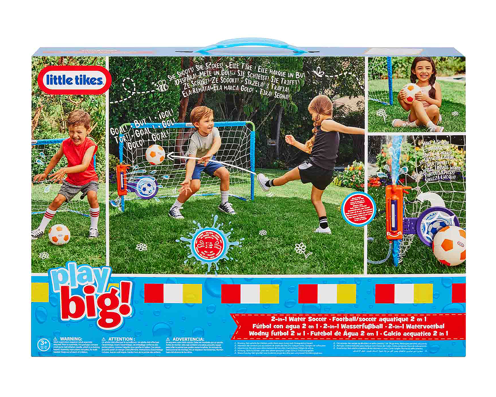 Foto 5 pulgar | Foto 4 | Futbol con Agua Little Tikes