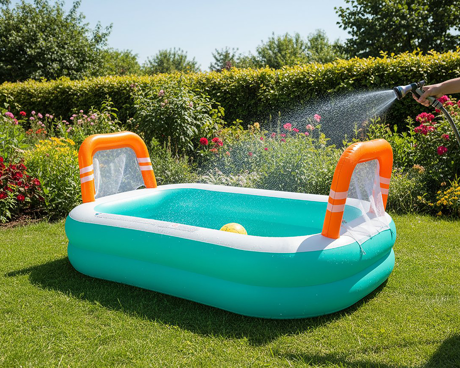 Foto 7 | Foto 7 | Alberca Infantil Inflable Rectangular Sunclub 815 Litros 258 x 170 x 108 cm