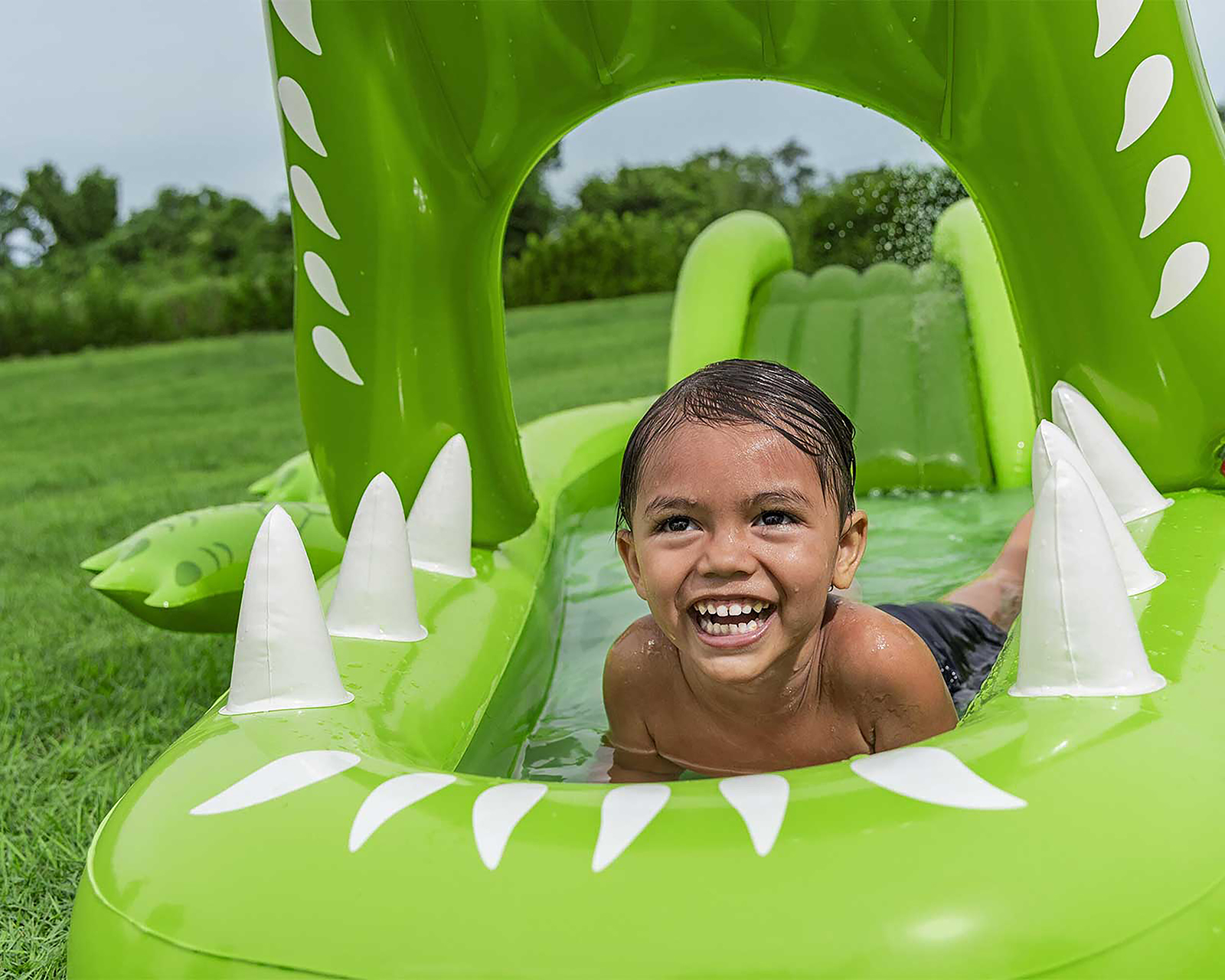 Foto 4 | Foto 4 | Alberca Inflable Cocodrilo Bestway 152 Litros 163 x 234 x 84 cm