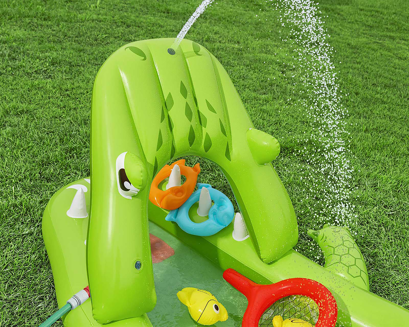 Foto 6 pulgar | Foto 5 | Alberca Inflable Cocodrilo Bestway 152 Litros 163 x 234 x 84 cm