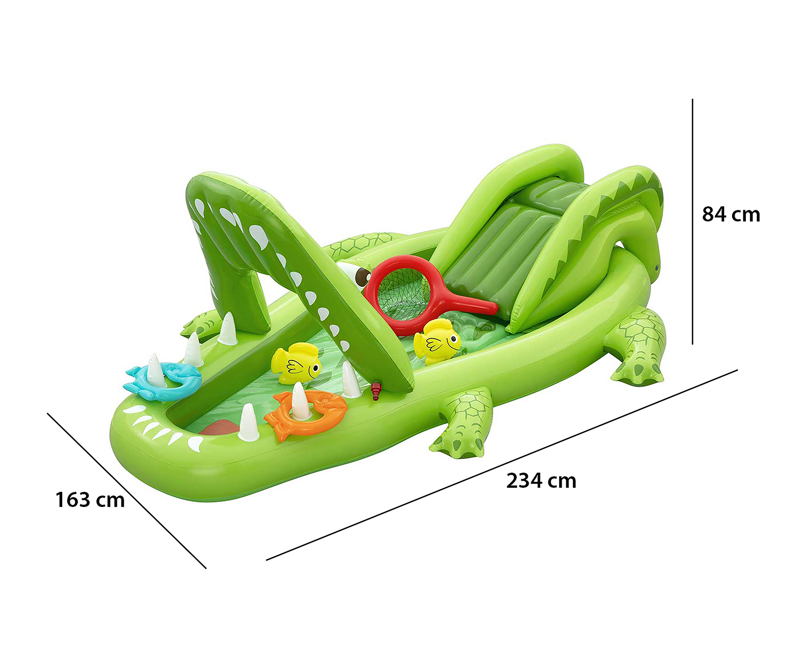 Foto 9 | Foto 9 | Alberca Inflable Cocodrilo Bestway 152 Litros 163 x 234 x 84 cm