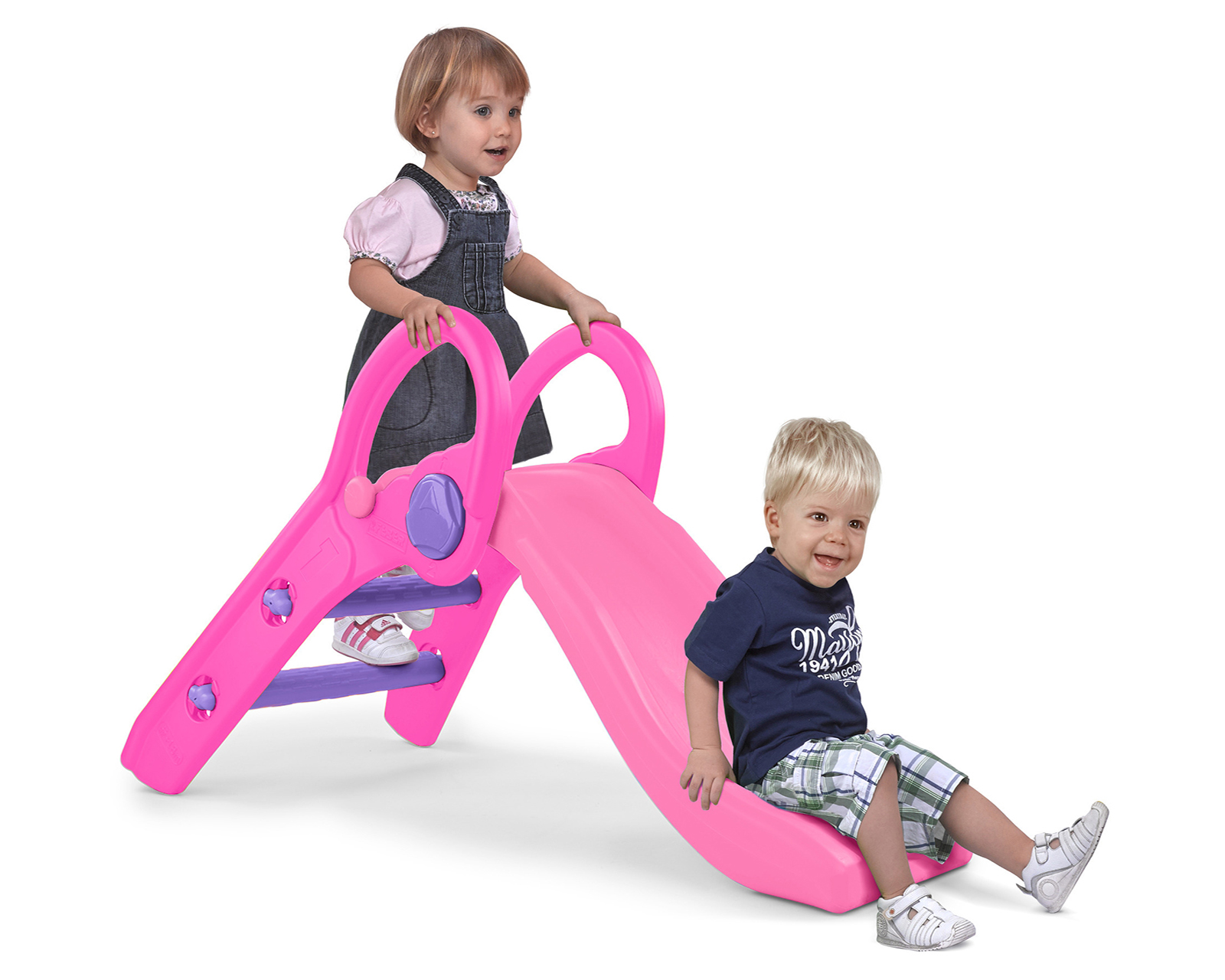 Foto 5 pulgar | Foto 4 | Resbaladilla Infantil Feber Rosa