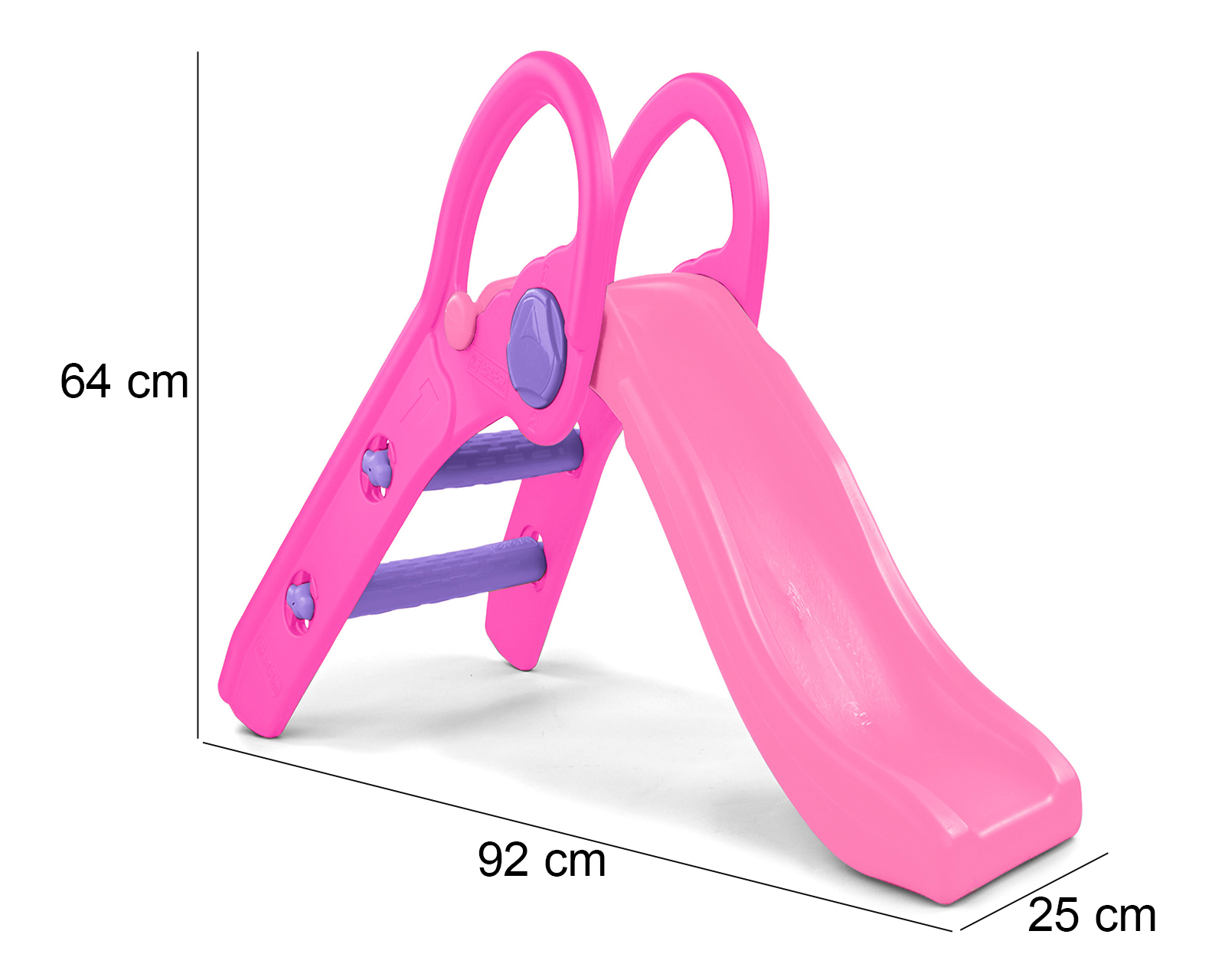 Foto 6 pulgar | Foto 5 | Resbaladilla Infantil Feber Rosa