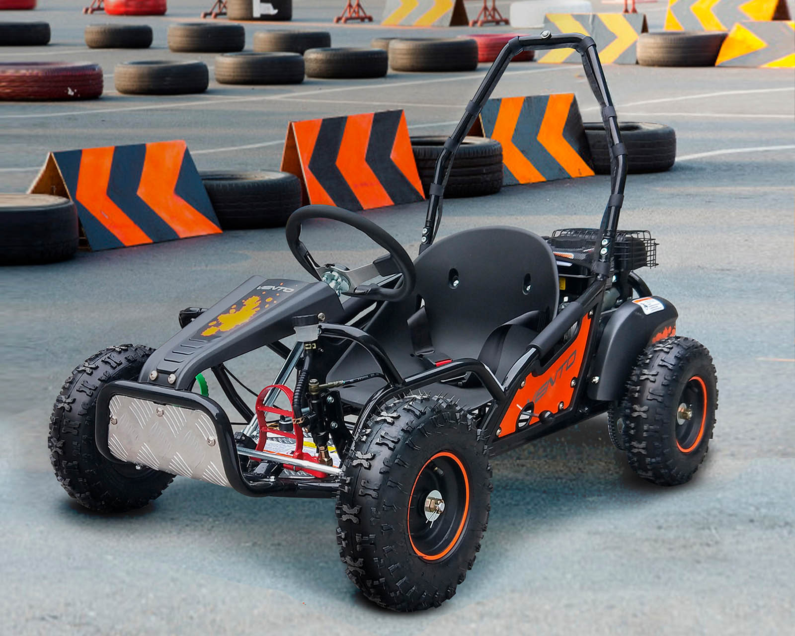 Foto 7 pulgar | Foto 6 | Go-Kart para Niños Vento Anaranjado