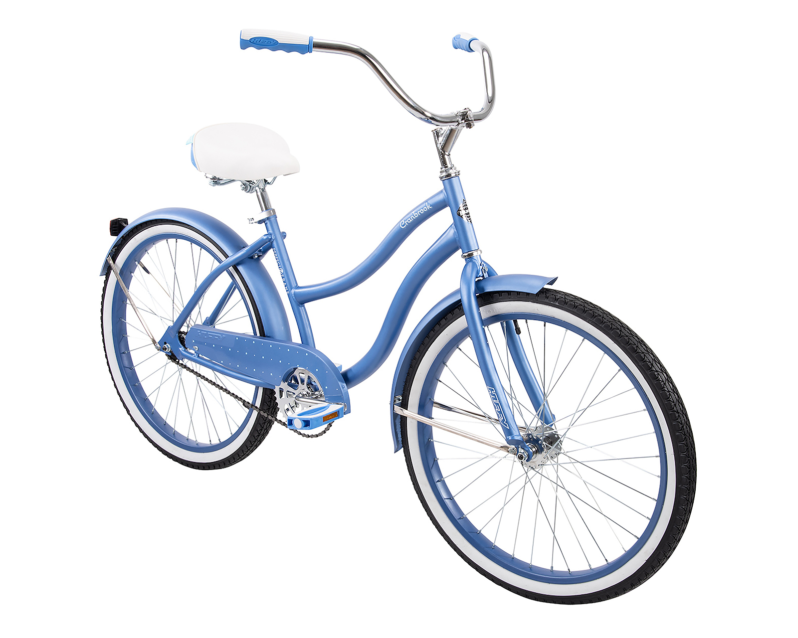 Bicicleta Urbana Huffy Cranbrook Rodada 24 Azul