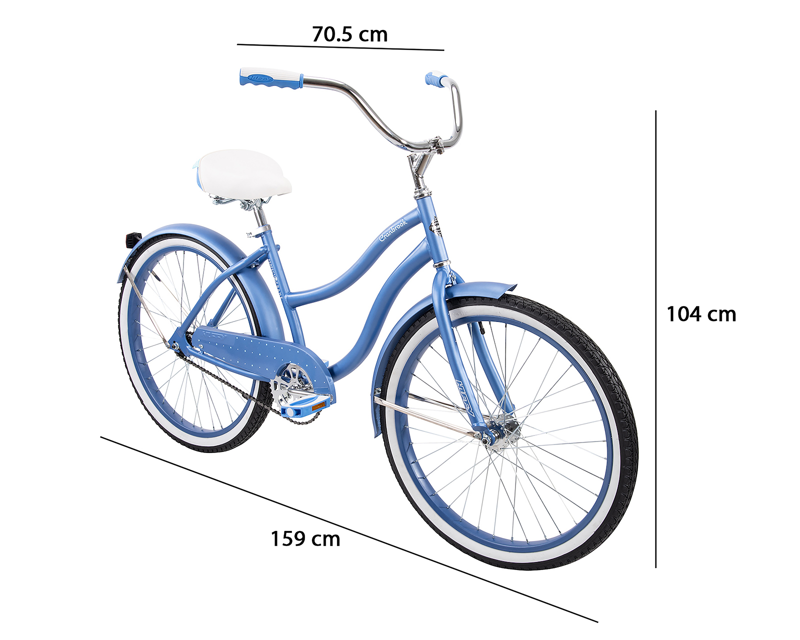 Foto 7 pulgar | Foto 6 | Bicicleta Urbana Huffy Cranbrook Rodada 24 Azul
