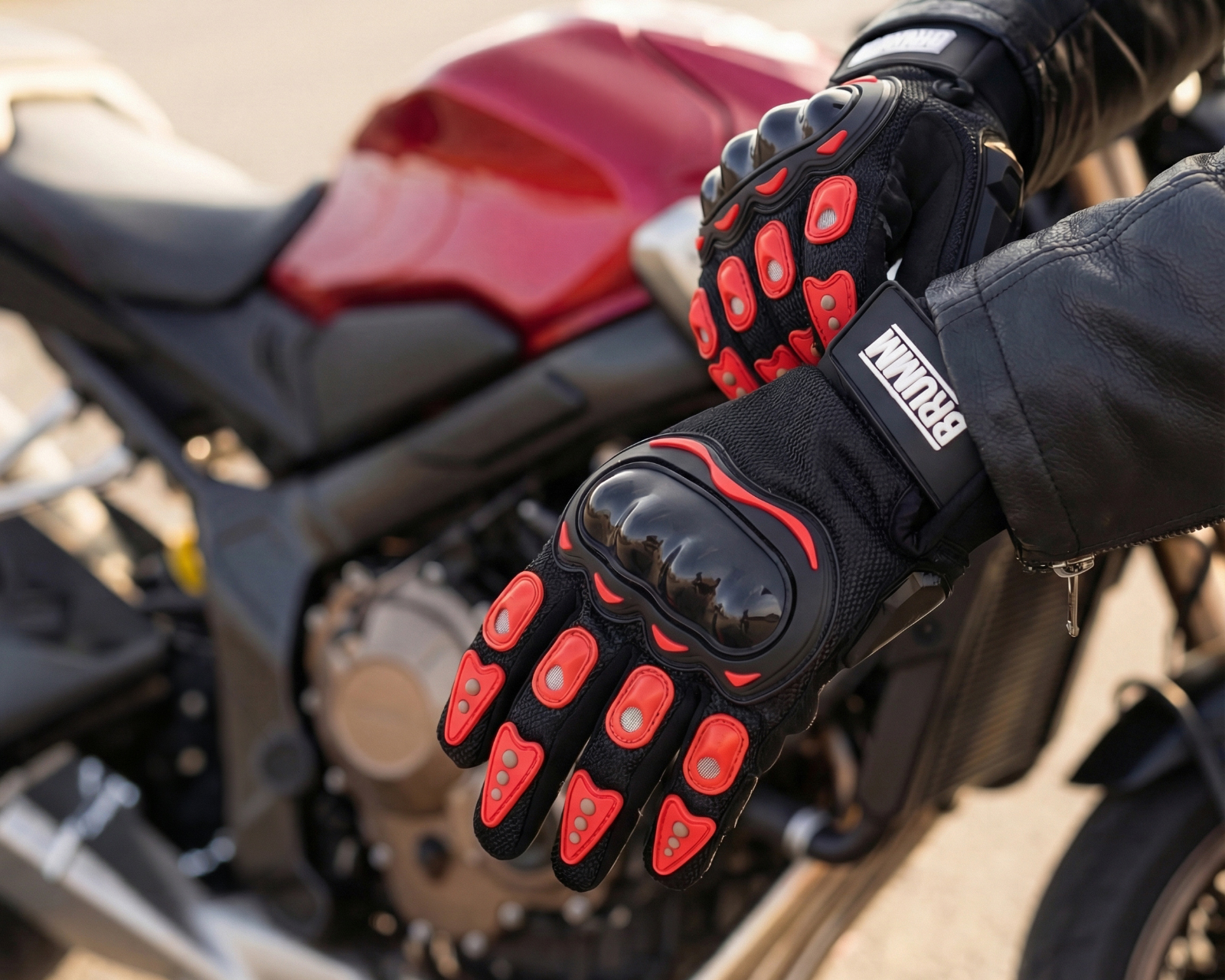 Foto 7 | Foto 7 | Guantes para Motociclista Brumm BM-GT101 Grandes