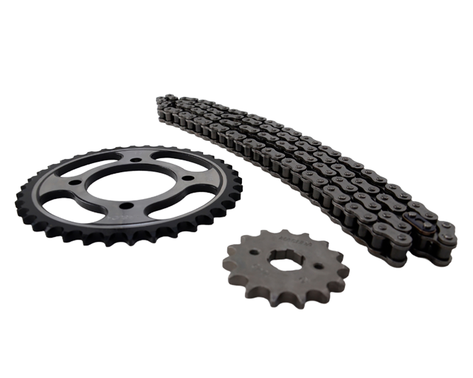 Foto 2 | Foto 2 | Set de Engranes con Cadena Metálica para Motocicleta Masuda 3 Piezas
