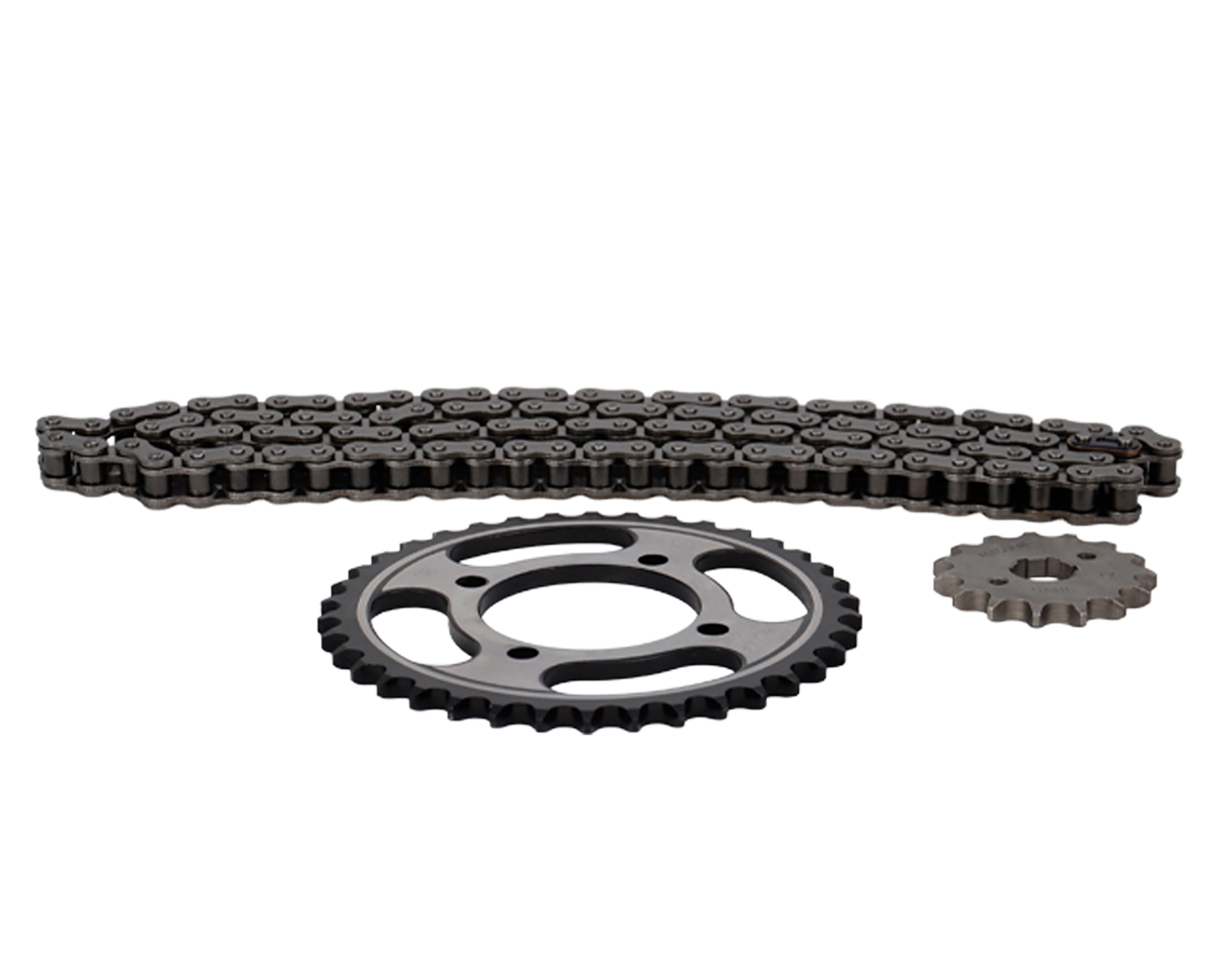 Foto 3 | Foto 3 | Set de Engranes con Cadena Metálica para Motocicleta Masuda 3 Piezas