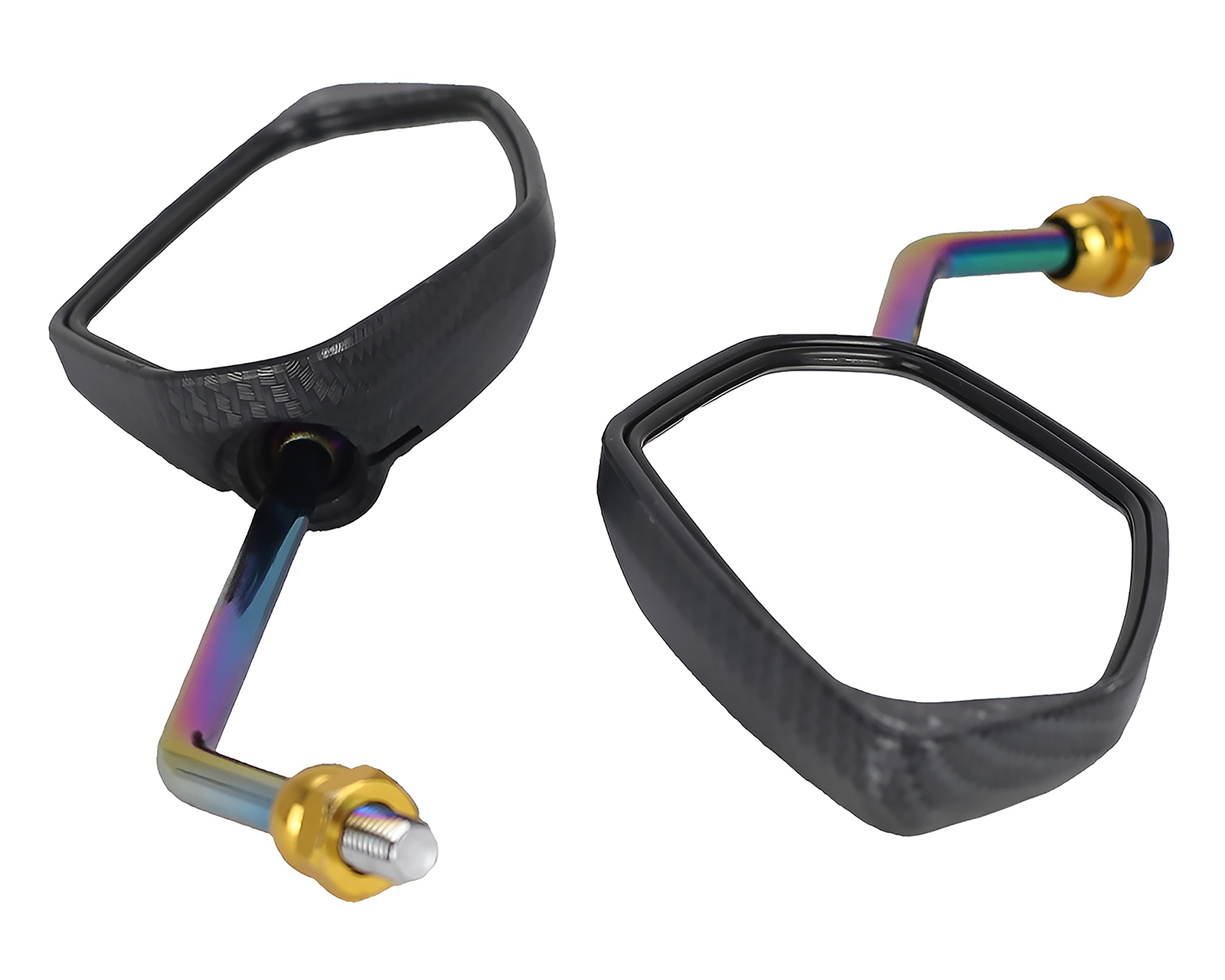 Foto 3 pulgar | Foto 2 | Espejo para Motocicletas Iron Racing 1 Par