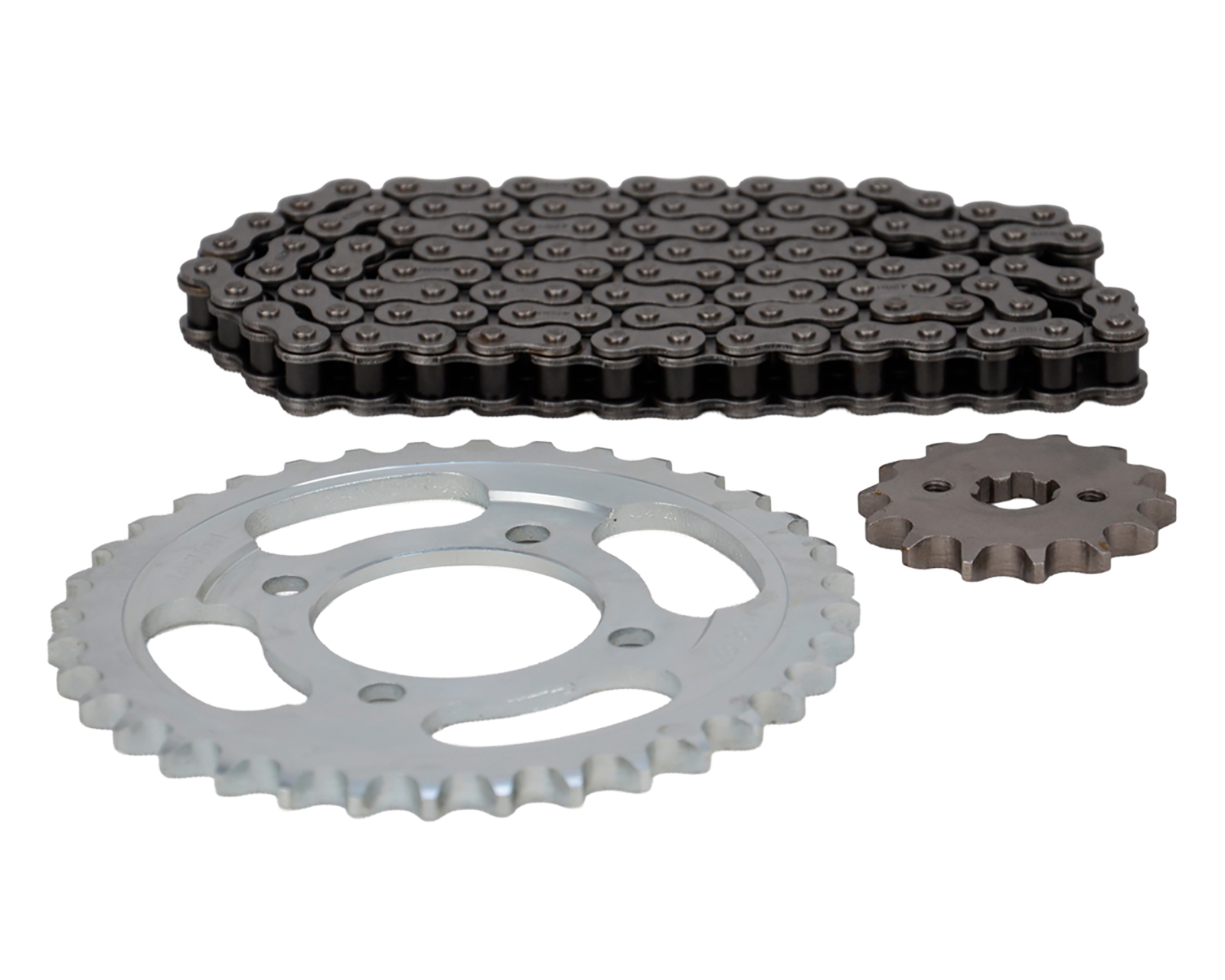 Foto 2 | Foto 2 | Set de Engranes con Cadena Metálica para Motocicleta Masuda 3 Piezas