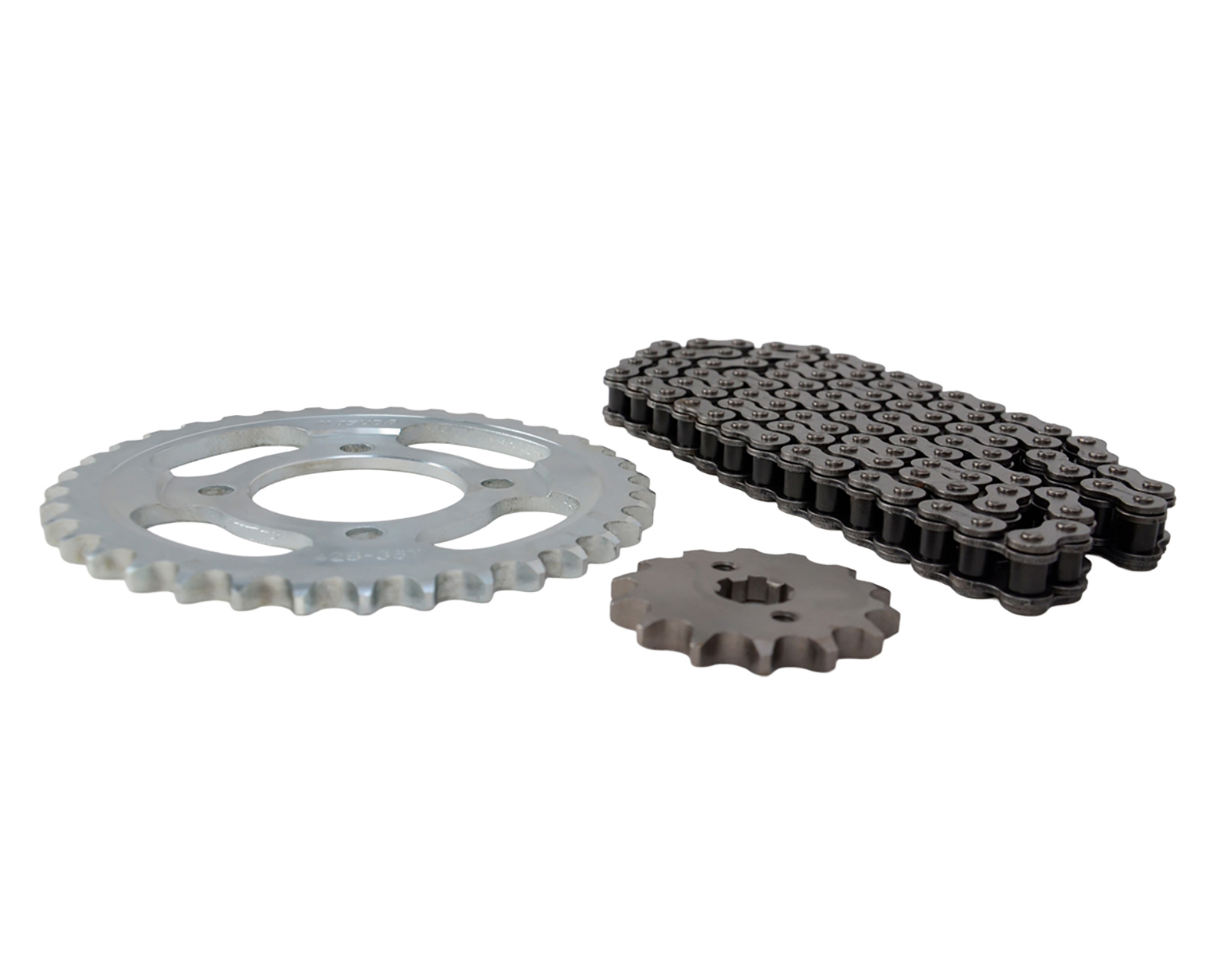 Foto 3 | Foto 3 | Set de Engranes con Cadena Metálica para Motocicleta Masuda 3 Piezas