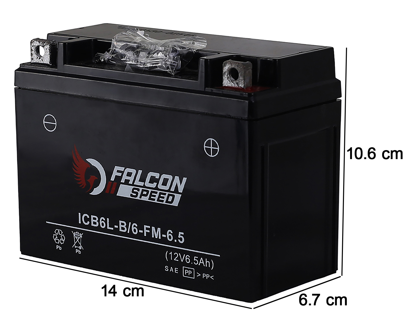 Foto 5 pulgar | Foto 4 | Batería para Moto Falcon Speed ICB6L-B