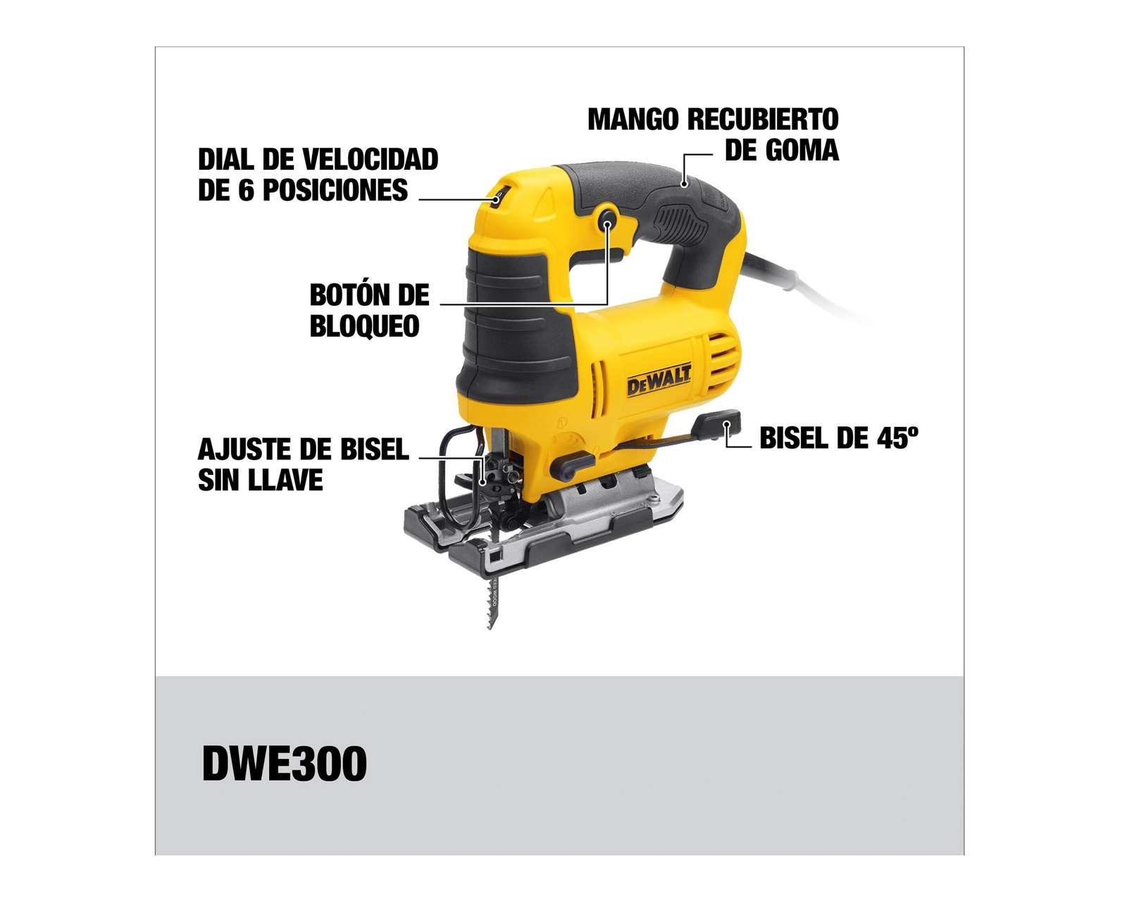 Foto 4 pulgar | Foto 3 | Caladora DeWalt DW300-B3 650 W