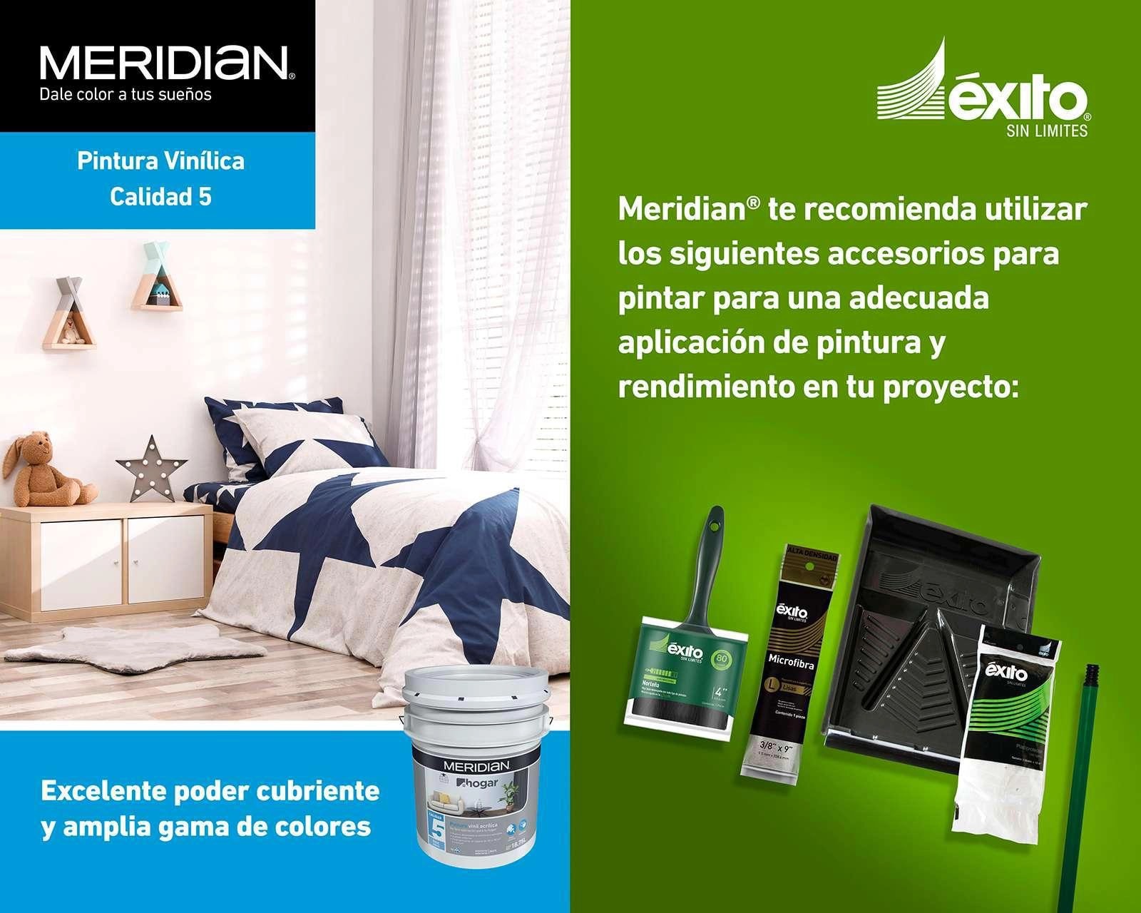 Foto 6 | Foto 6 | Pintura Vinil Acrílica Meridian Blanca 18.75 Litros